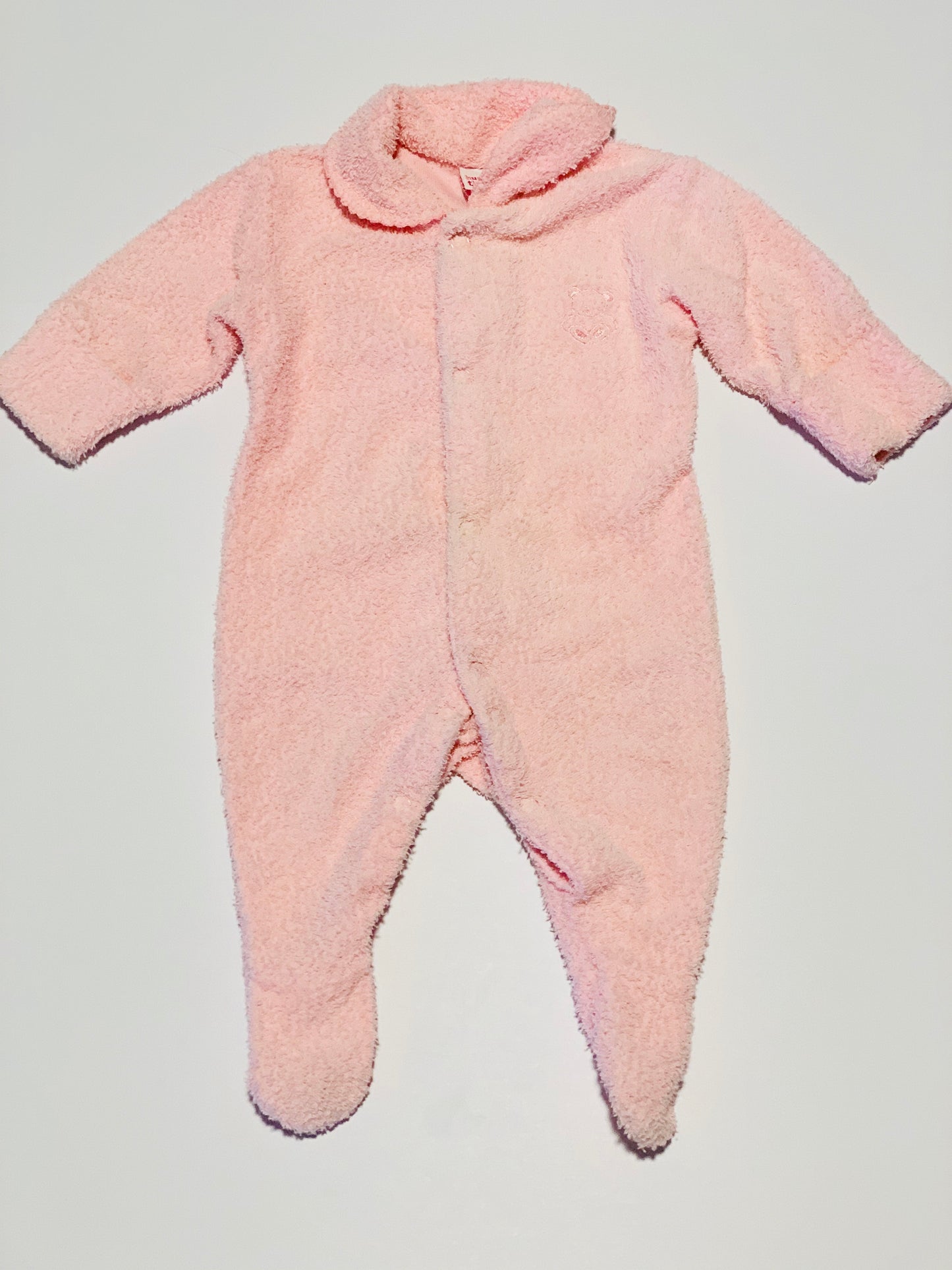 Pink terry onesie - Size 0000