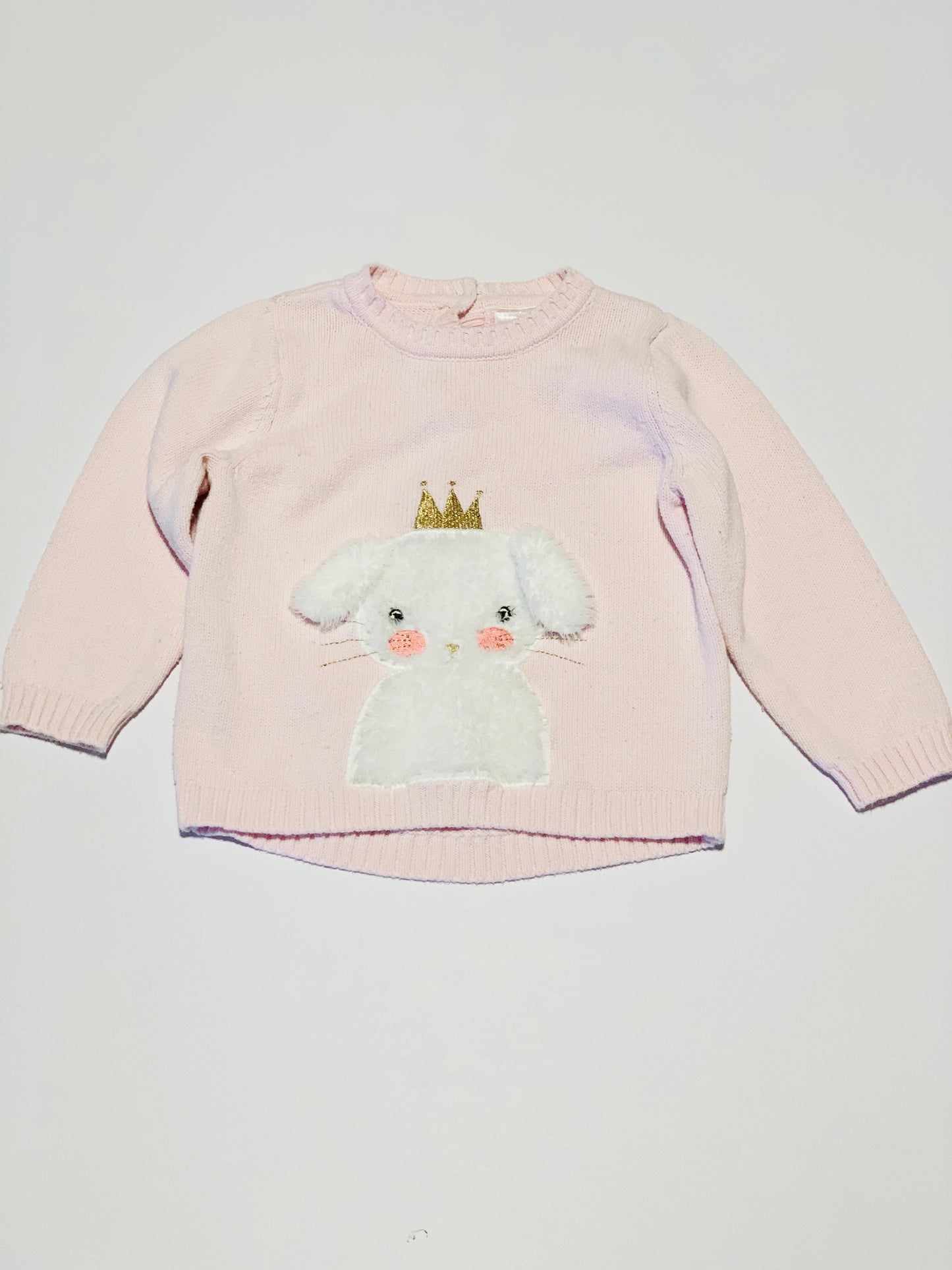 Pink bunny jumper - Size 1