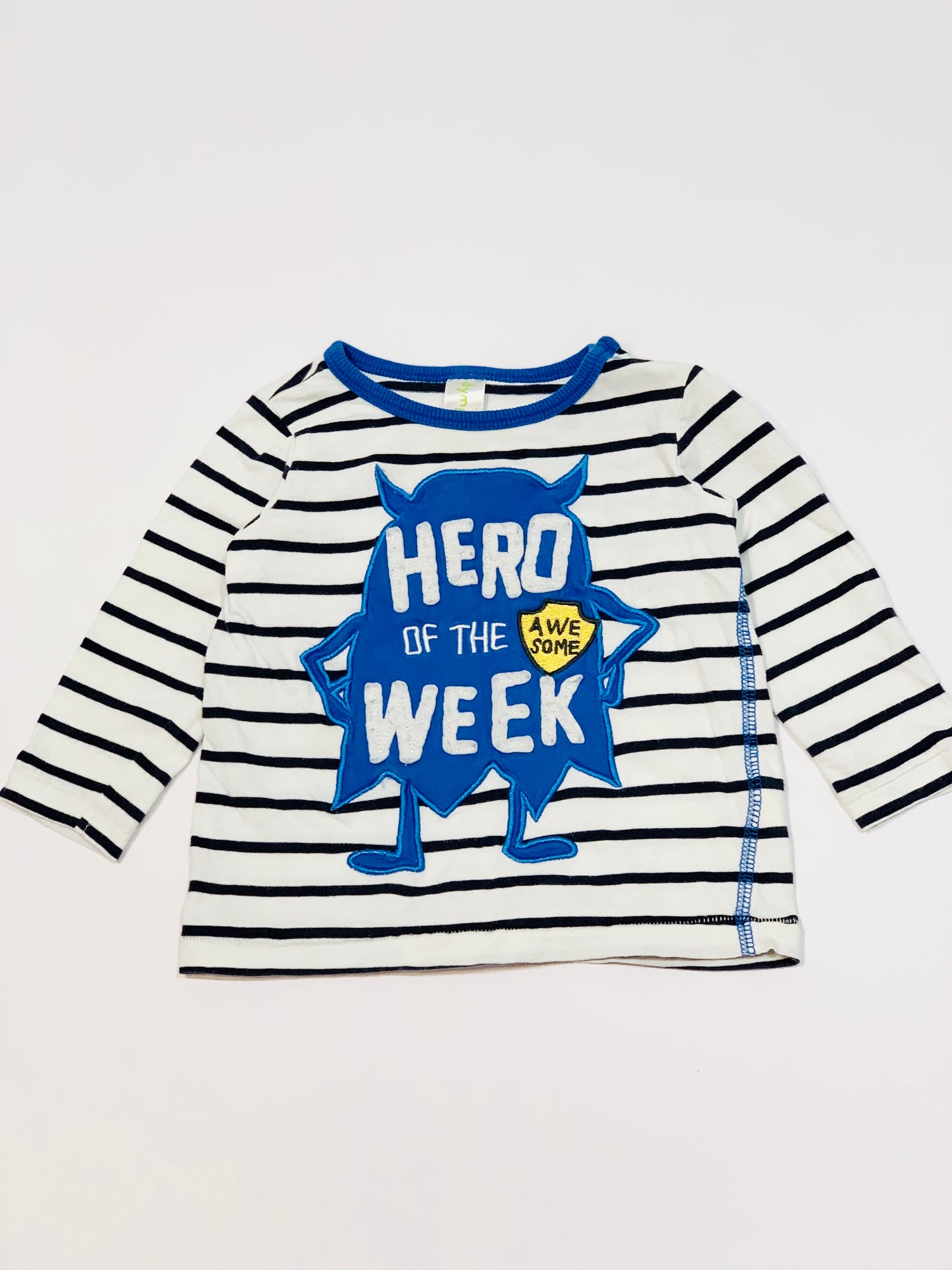 Striped hero top - Size 1