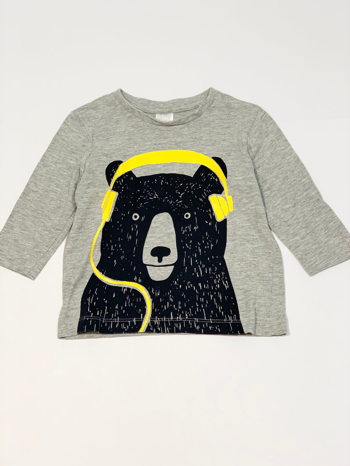 Grey bear top - Size 1