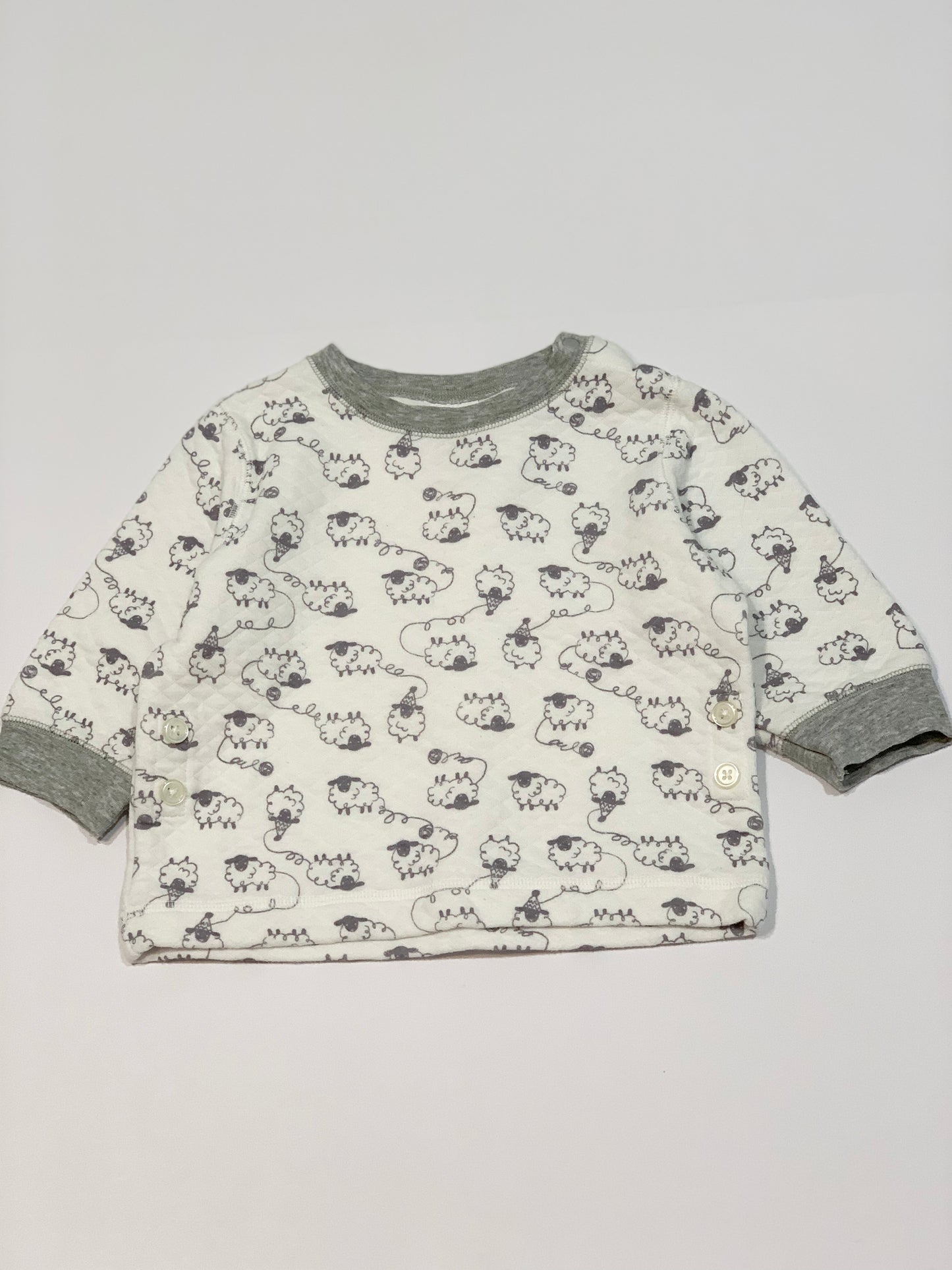 Grey sheep top - Size 1