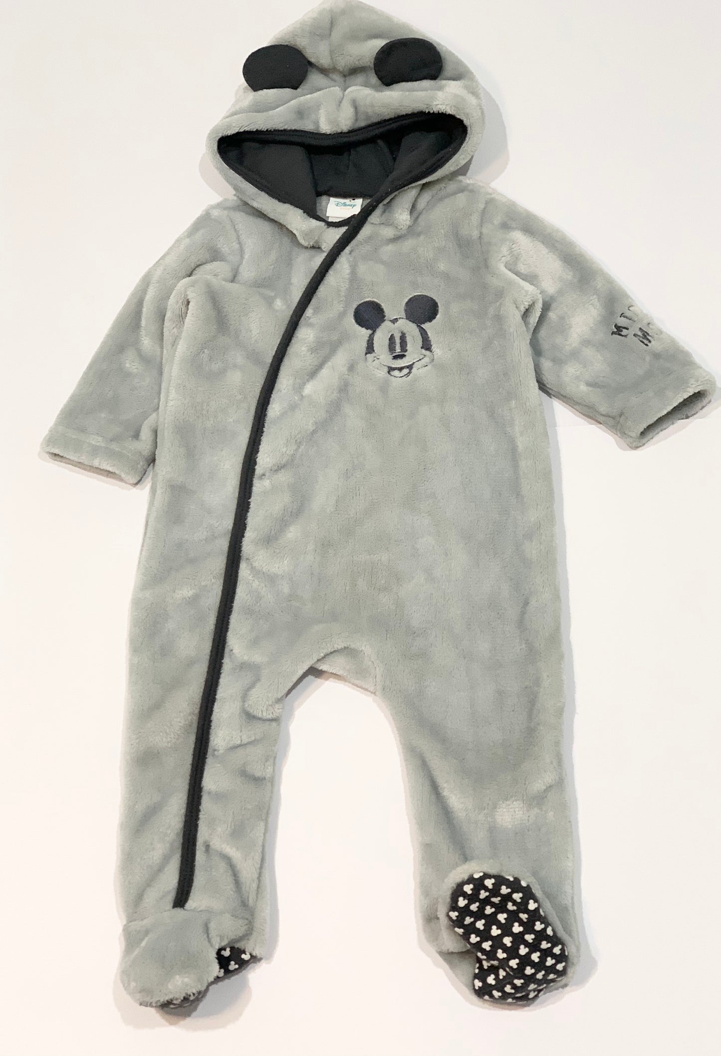 Mickey Mouse fleecy coverall - Size 0