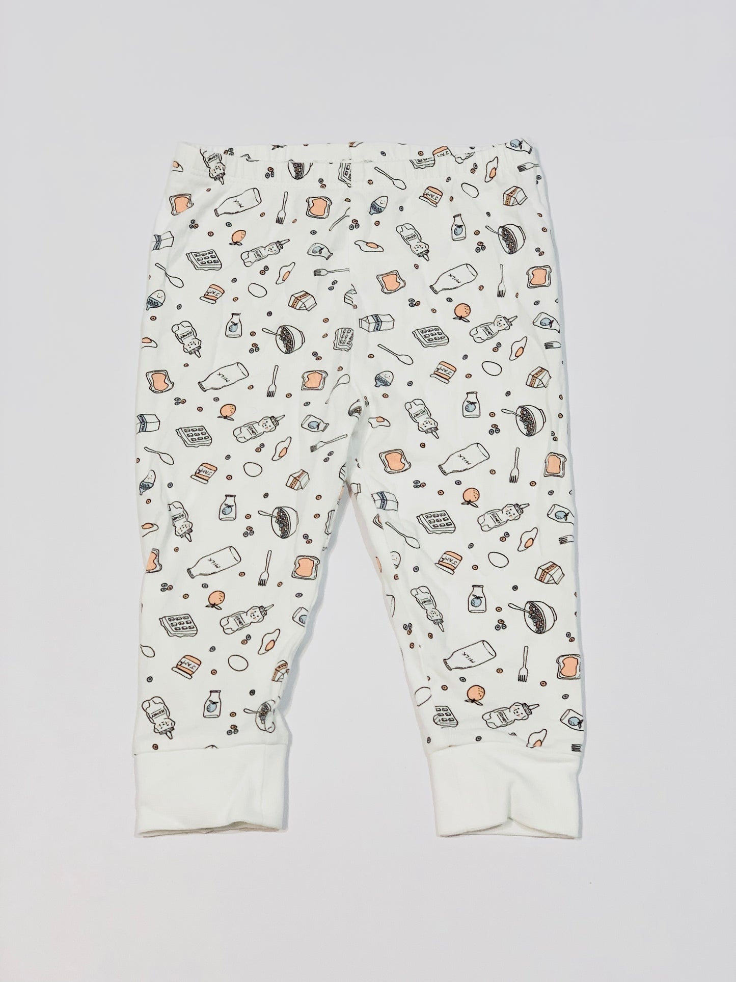 Breakfast print leggings - Size 0