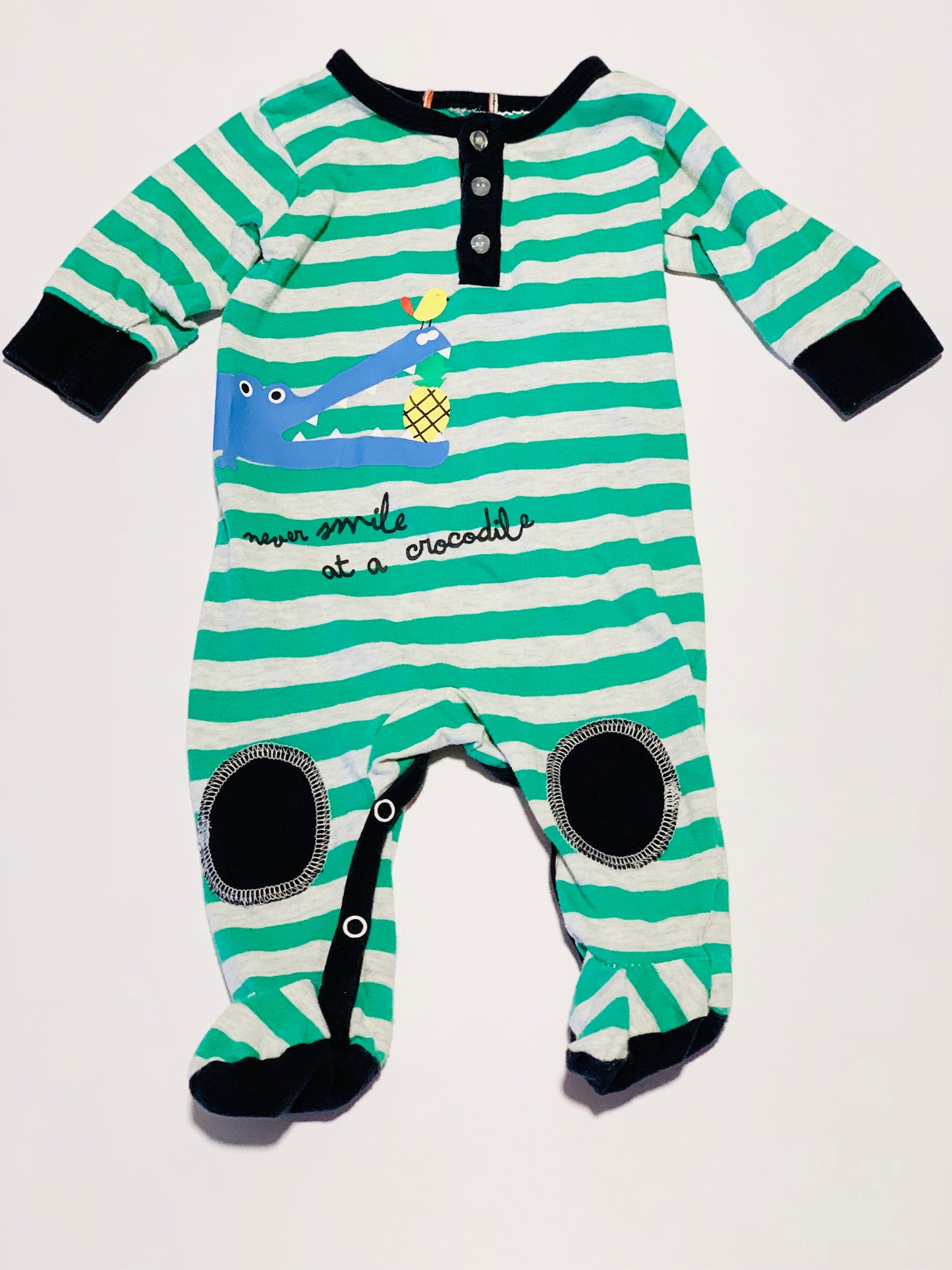 Never smile at a crocodile onesie - Size 000