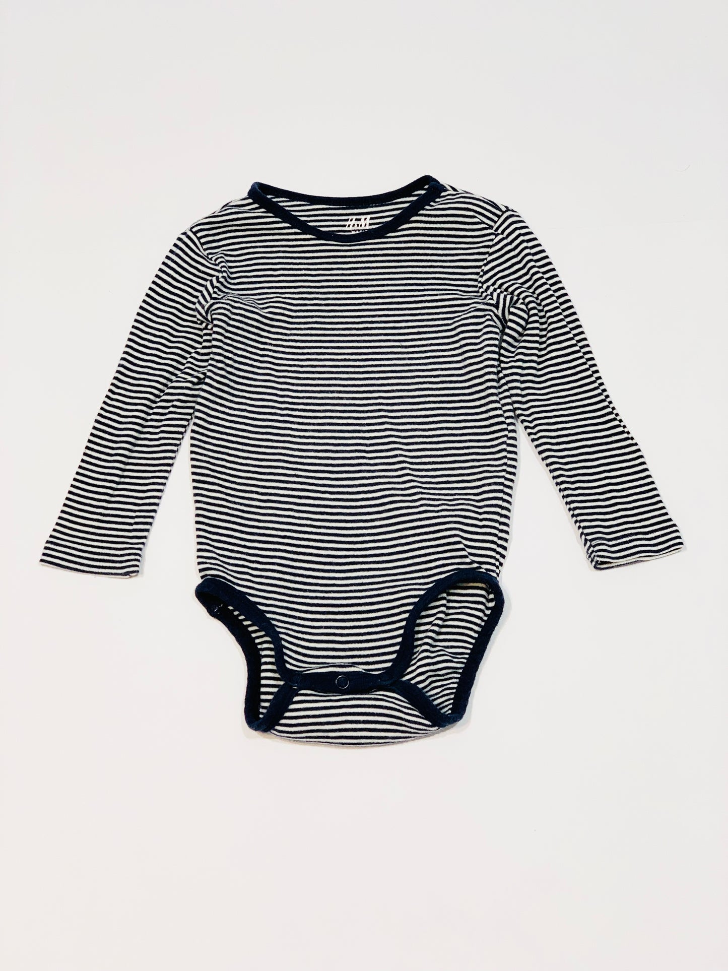 Navy striped bodysuit - Size 0