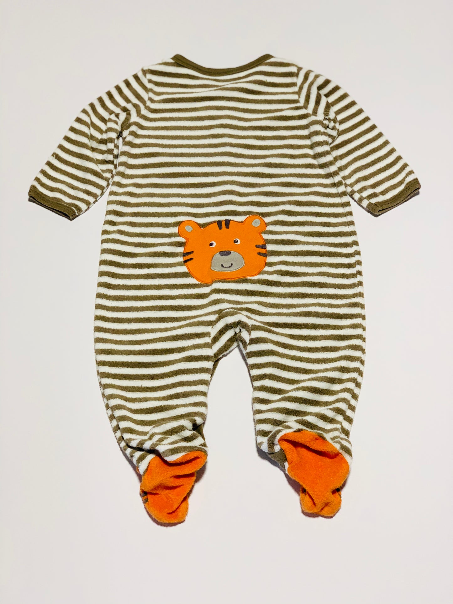 Tiger terry onesie - Size 6 months