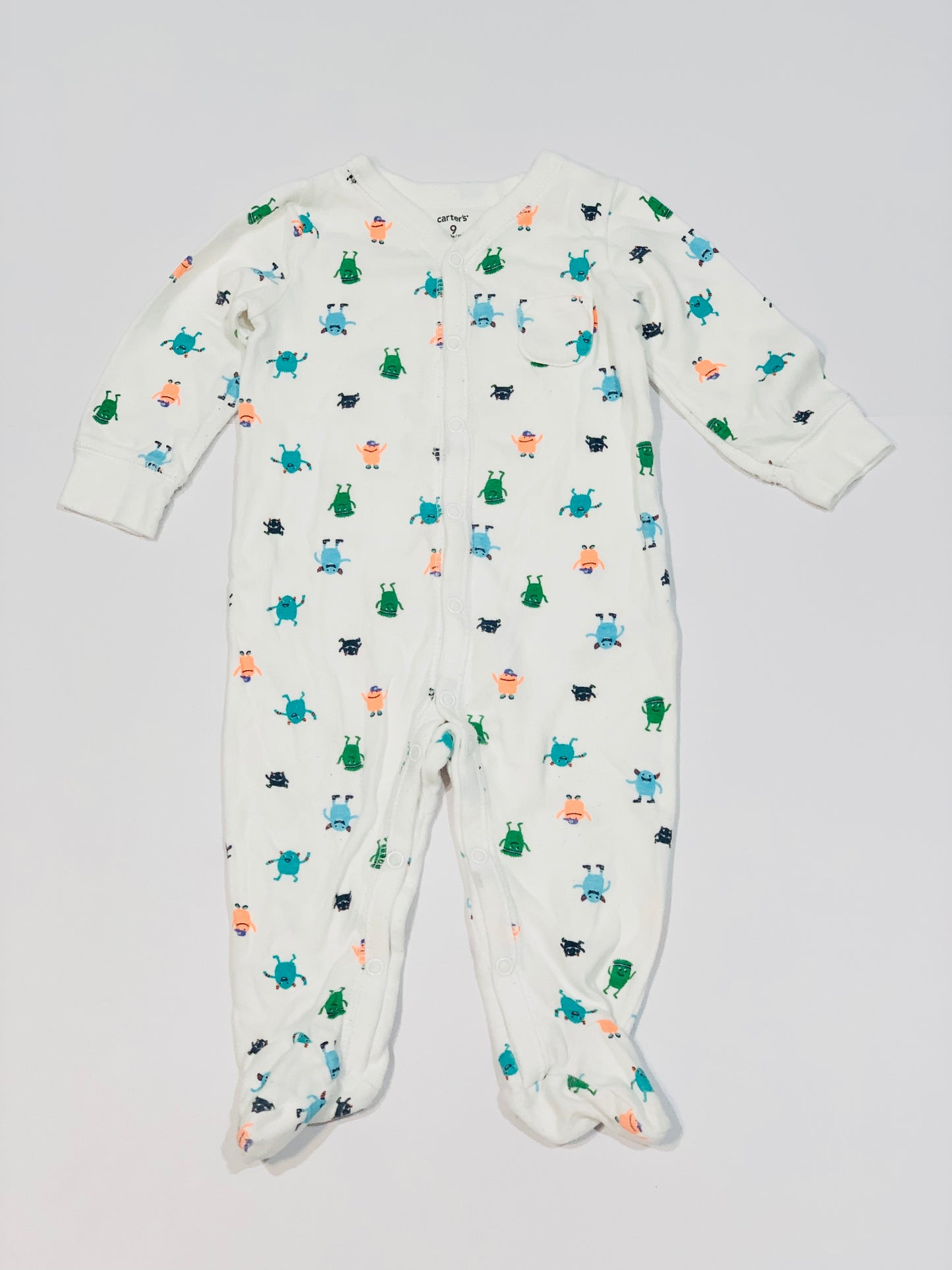 Monsters onesie - Size 9 months