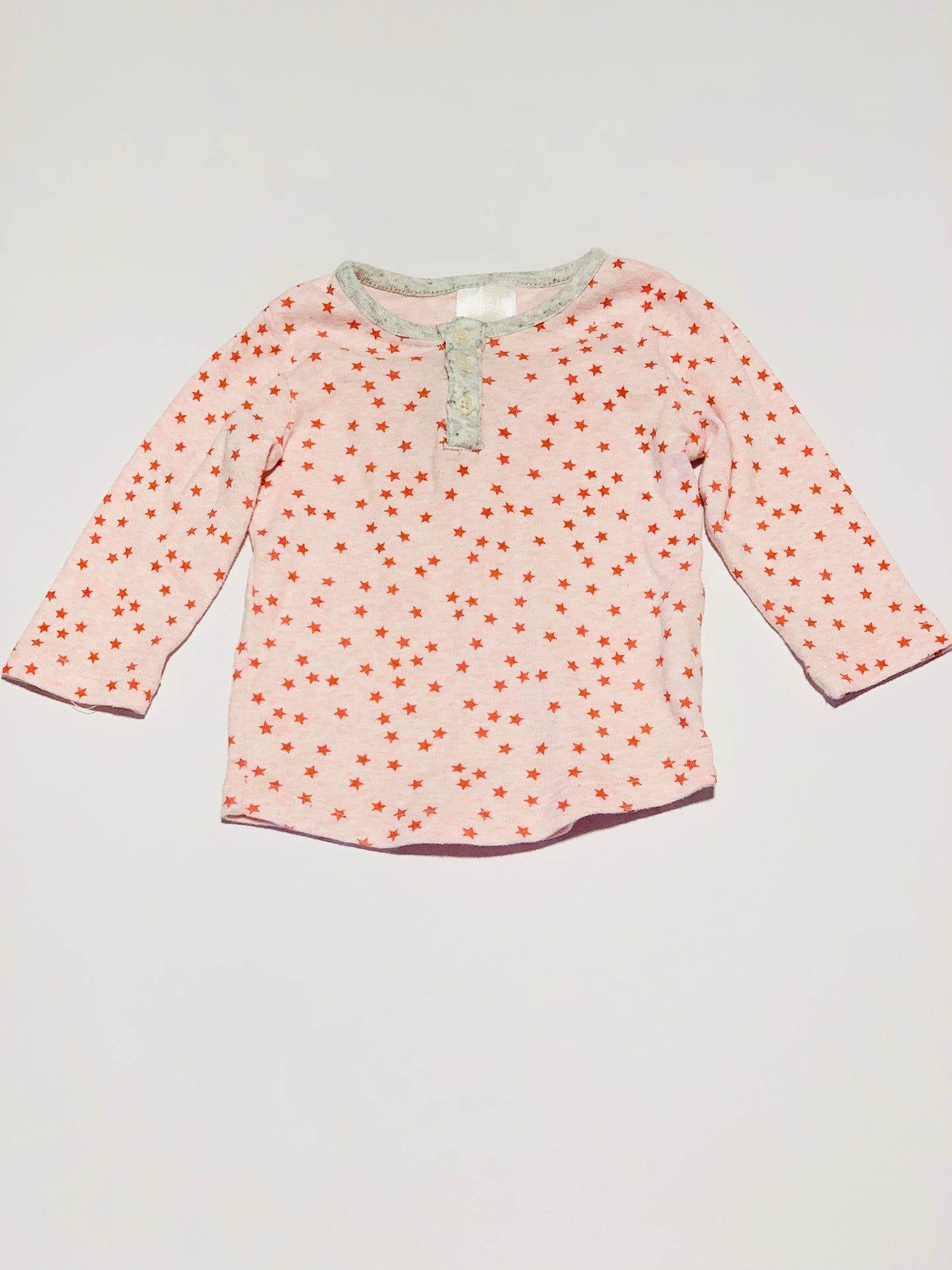 Pink stars top - Size 00