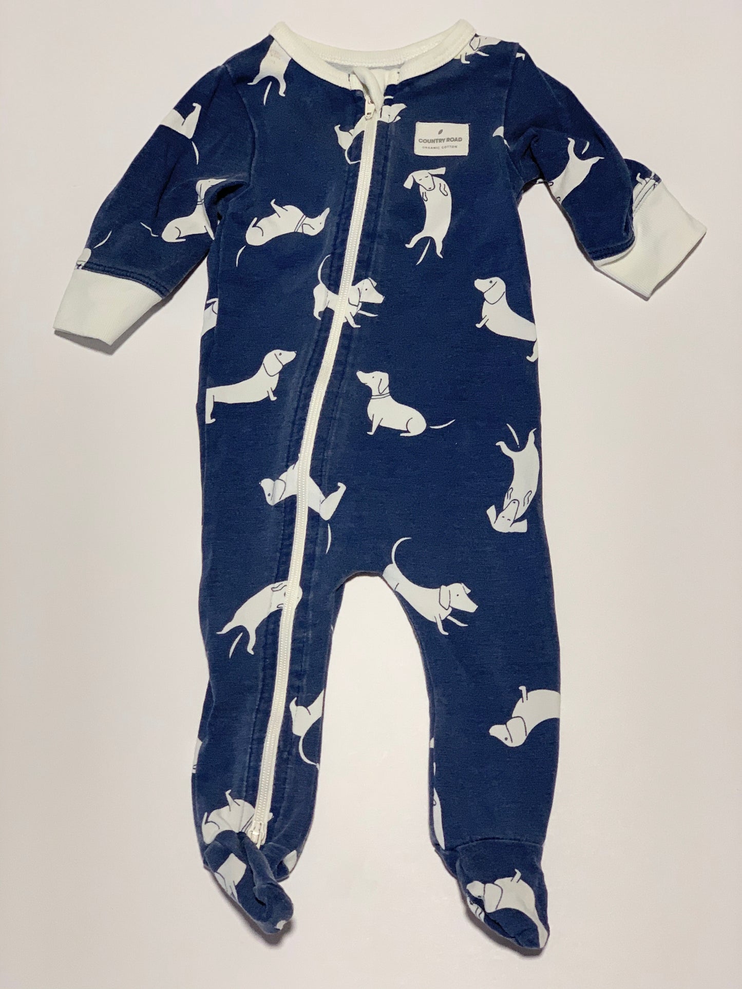 Sausage dog onesie - Size 0000