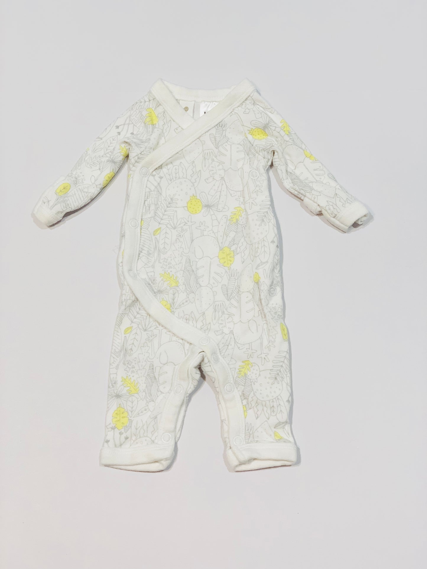 Grey jungle onesie - Size 00000