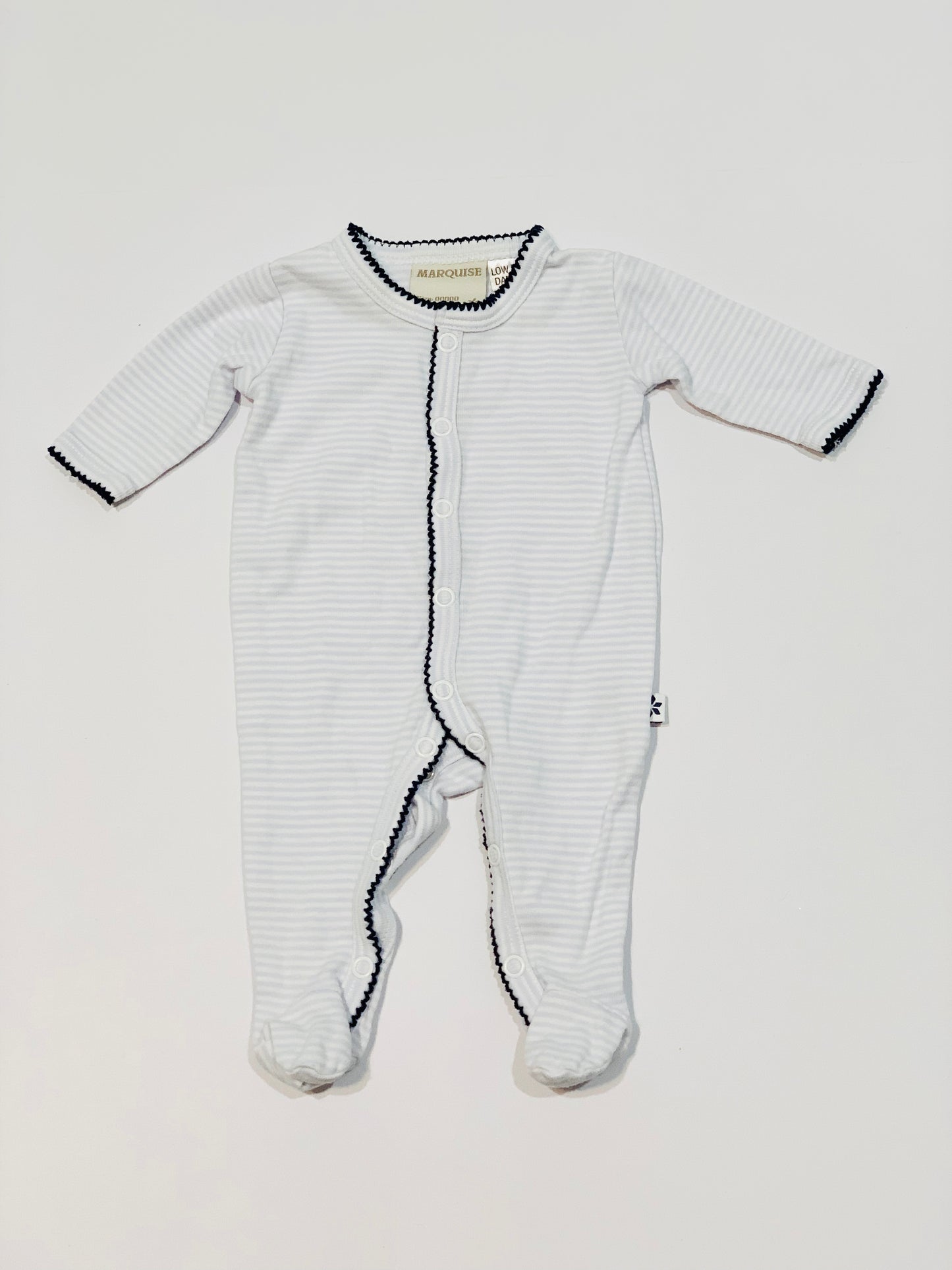 Blue striped onesie - Size 00000