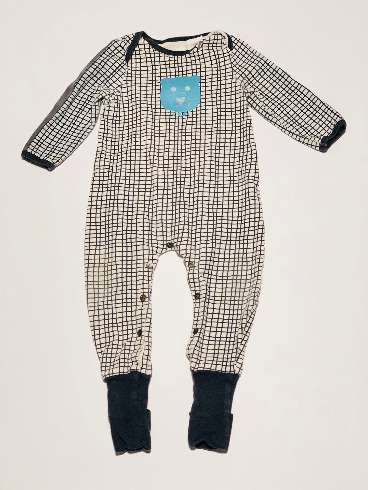 Hooded bear onesie - Size 0
