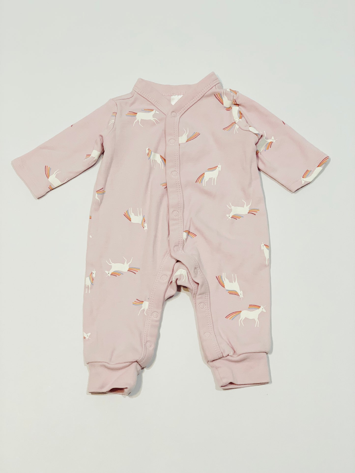 Purple unicorn onesie - Size 00000