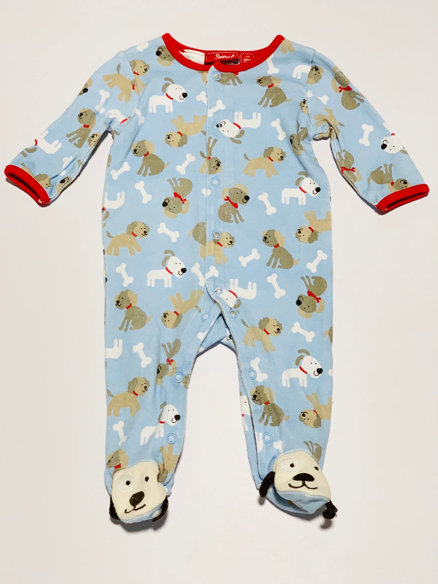 Puppy dog onesie - Size 000