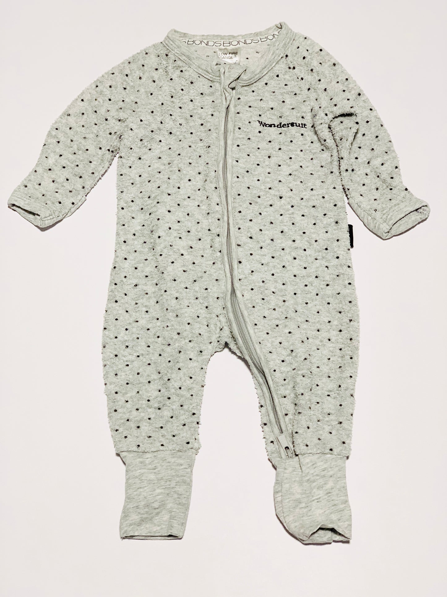 Zippy Wondersuit terry - Size 000
