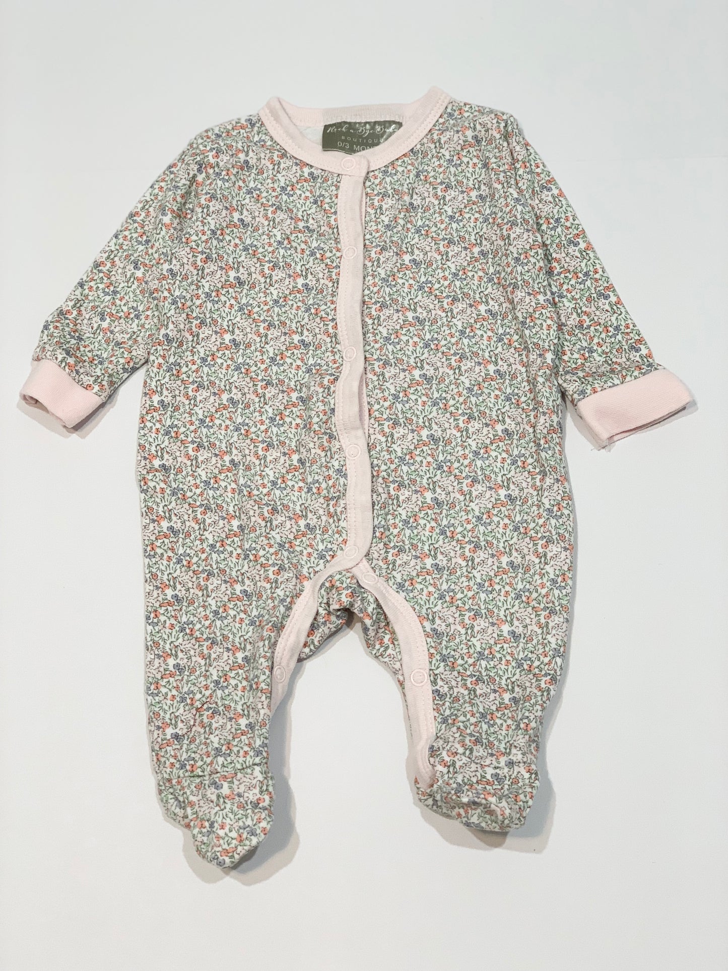 Floral onesie - Size 000