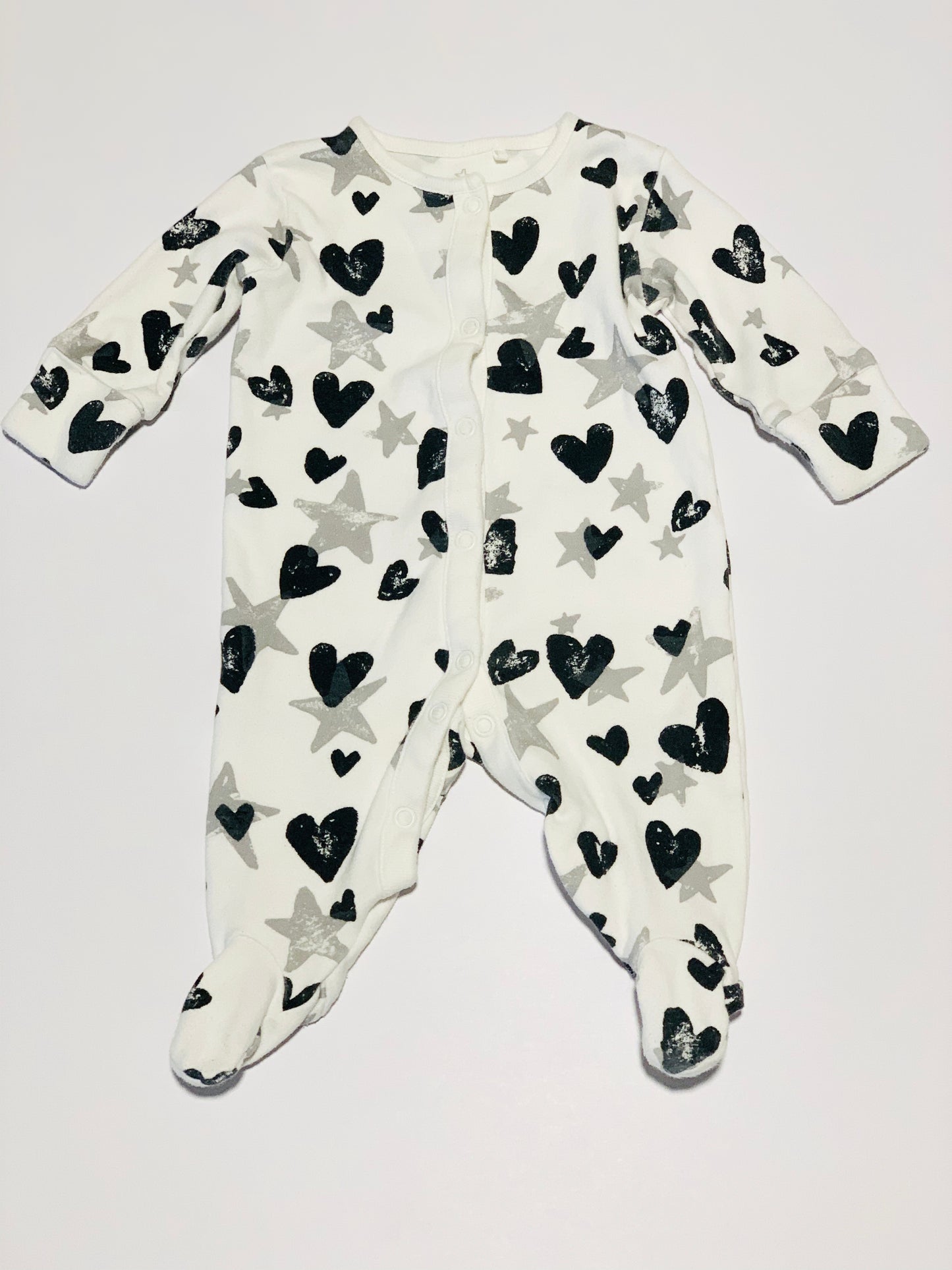 Hearts and stars onesie - Size 0000