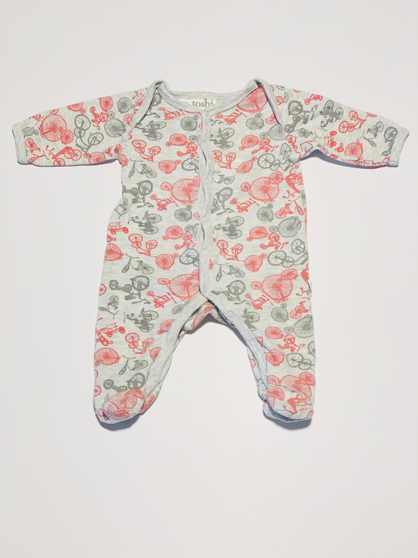 Grey bikes onesie - Size 000