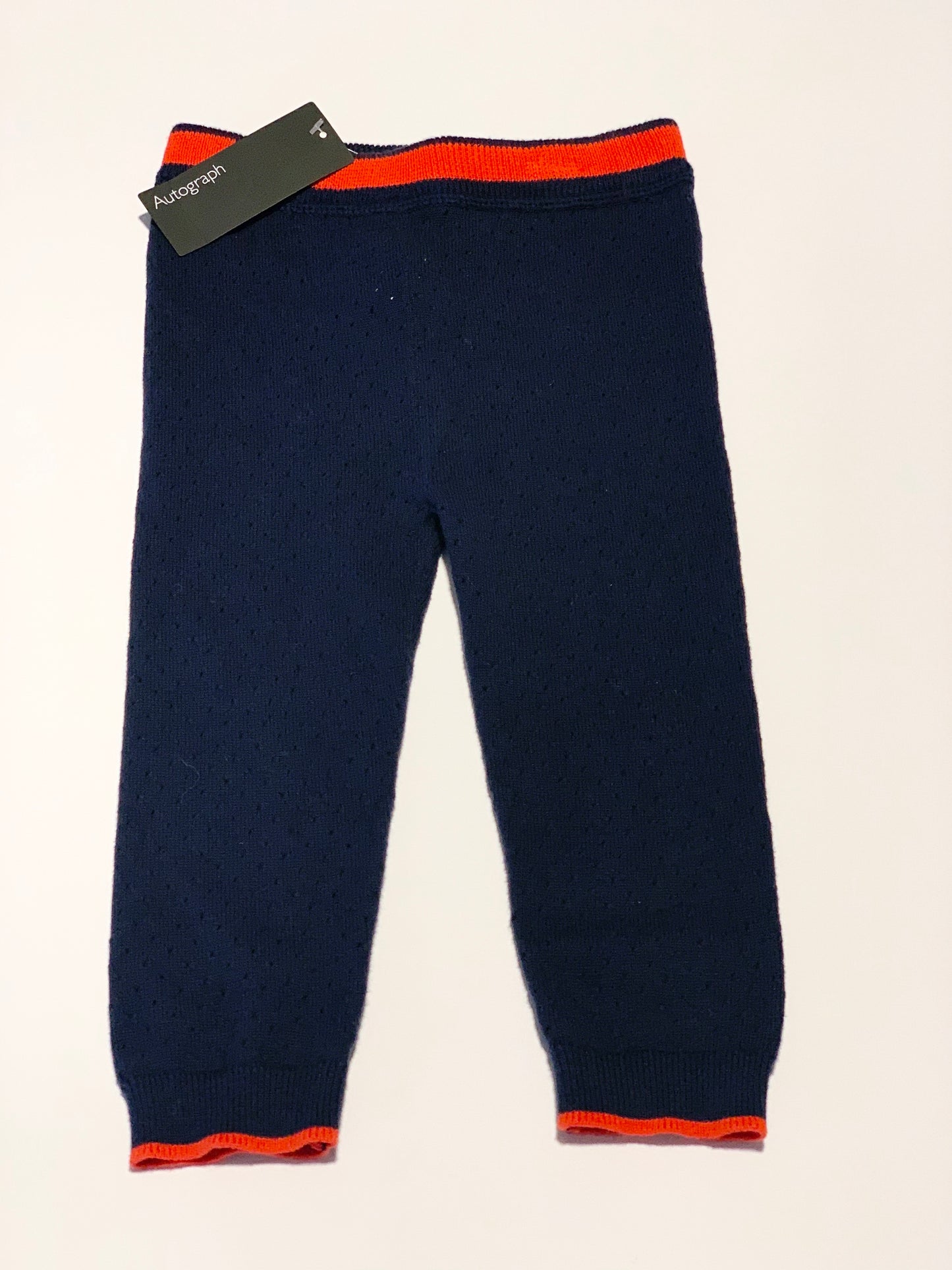 Navy knit pants BNWT - Size 1