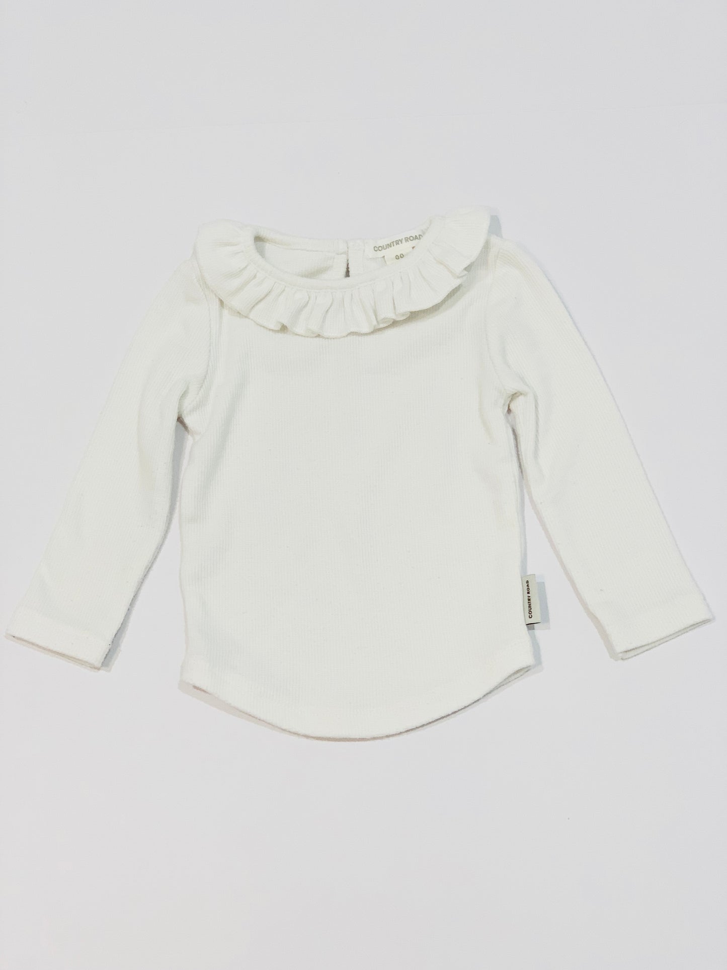 White ribbed top - Size 00