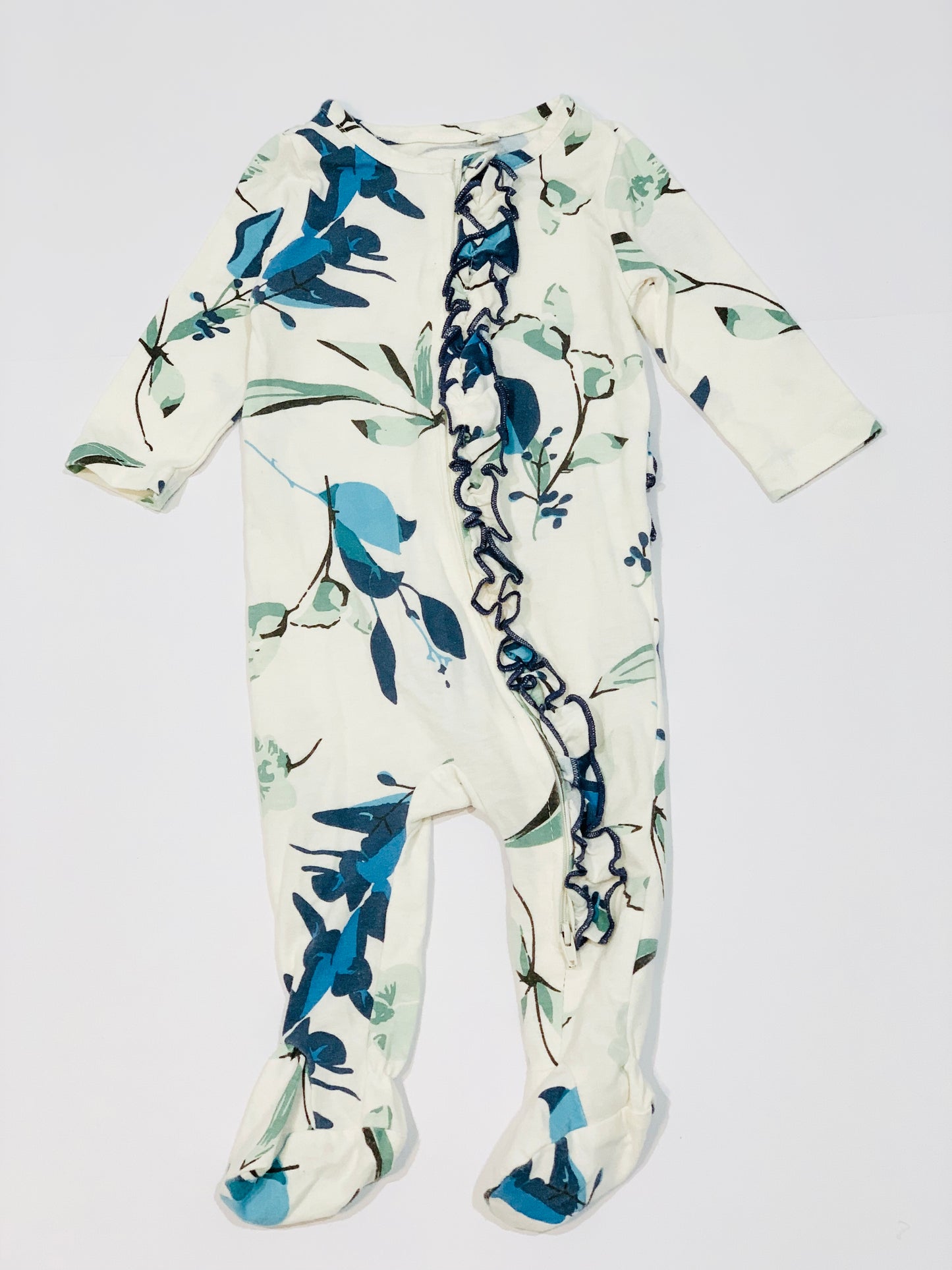 Ruffle zip onesie - Size 00