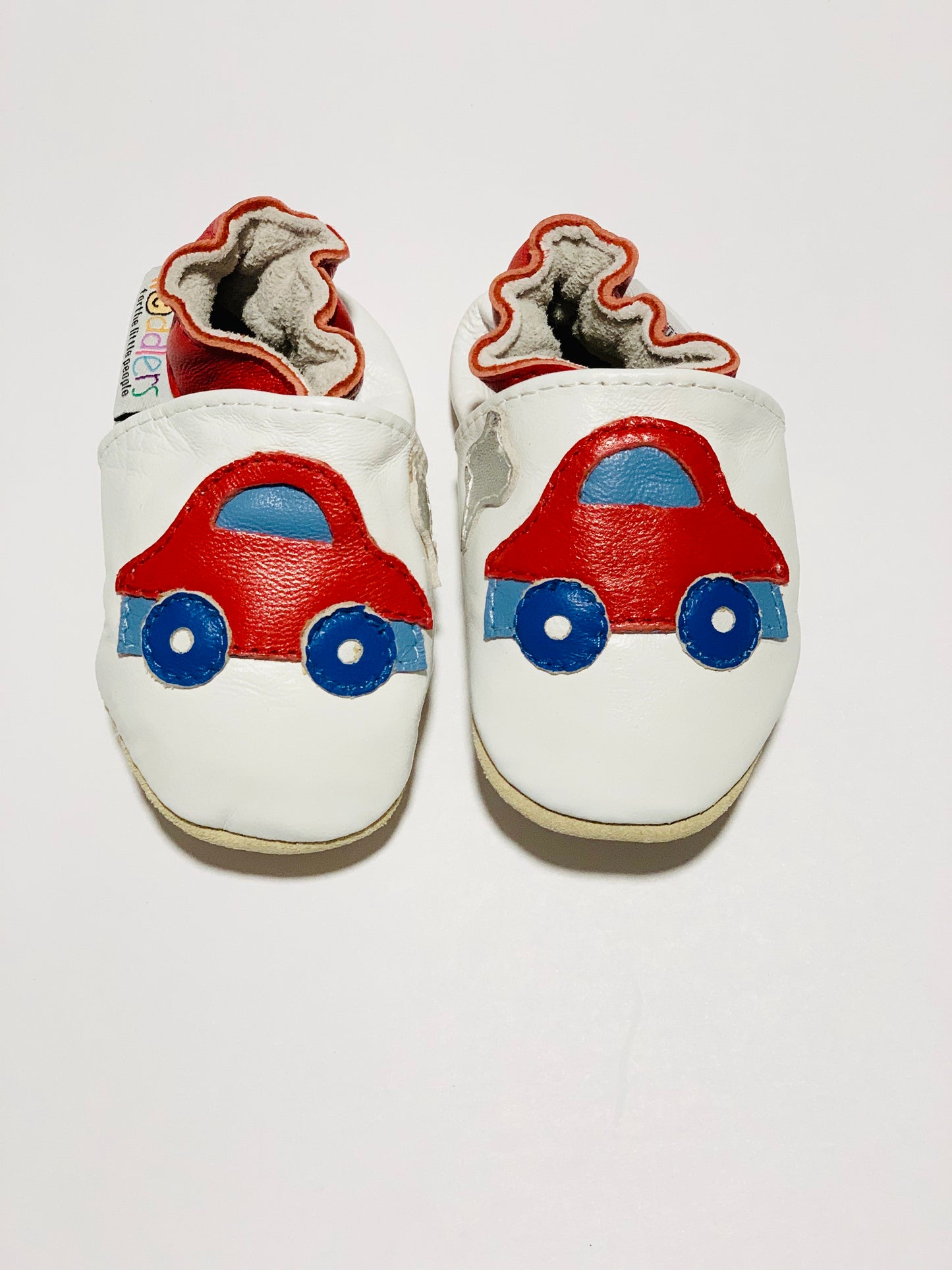 Leather soft sole shoes brand new - Size 0-6 months