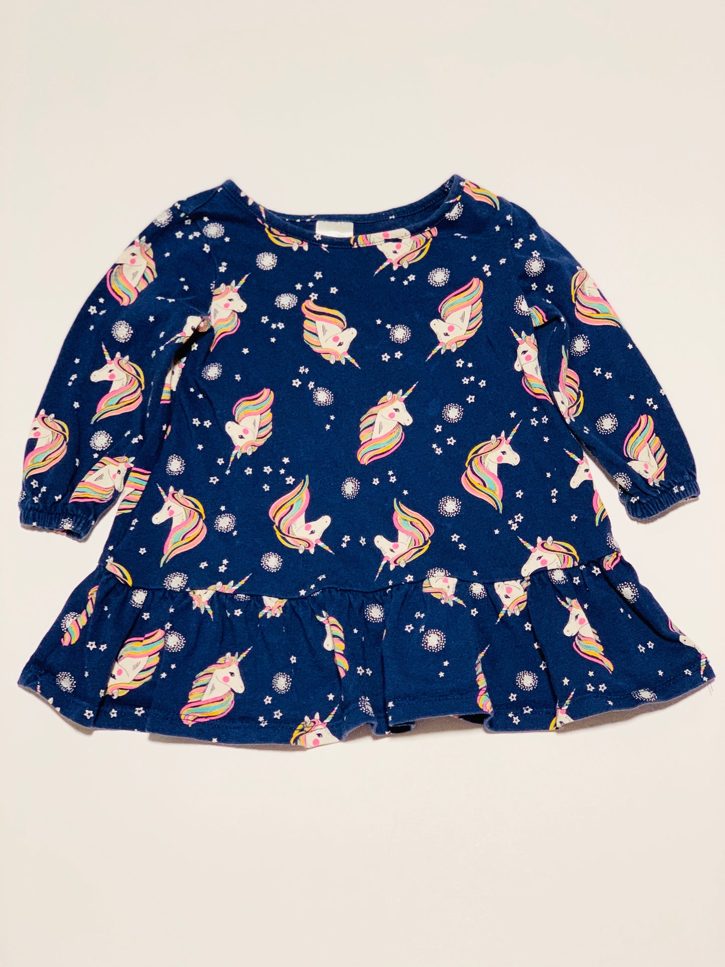 Blue unicorn top - Size 1