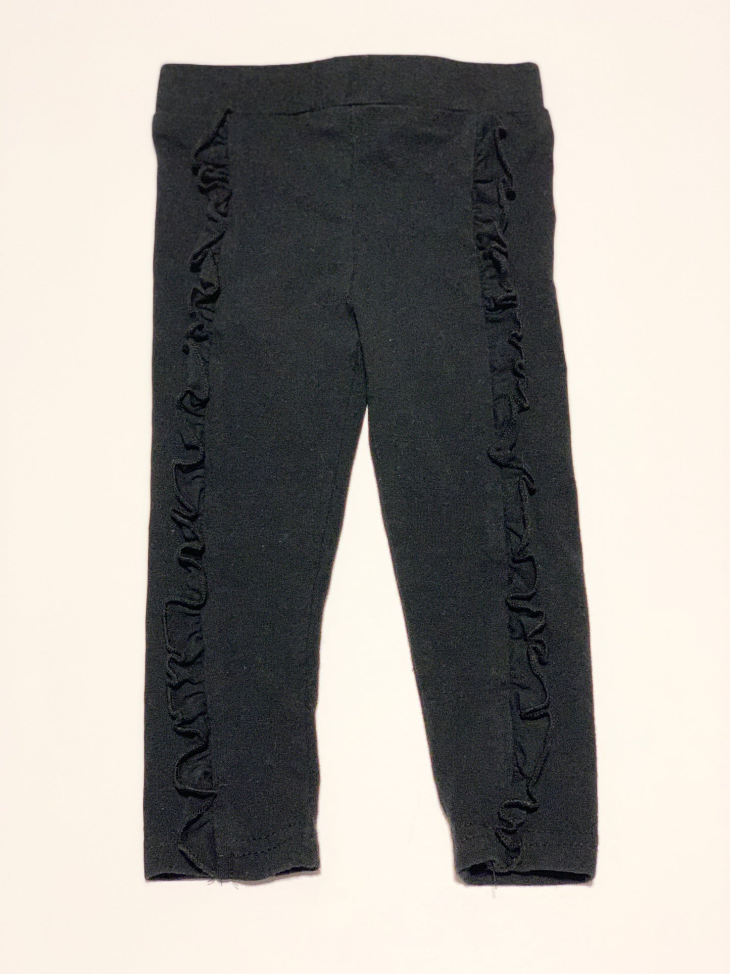 Black frill leggings - Size 12 months