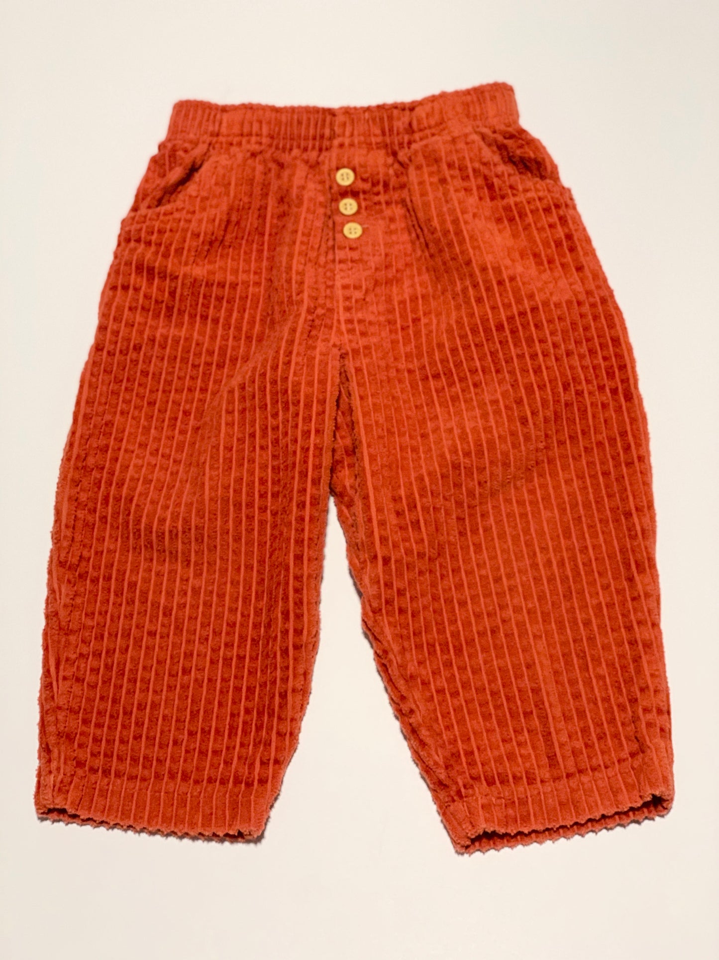 Orange corduroy pants - Size 2