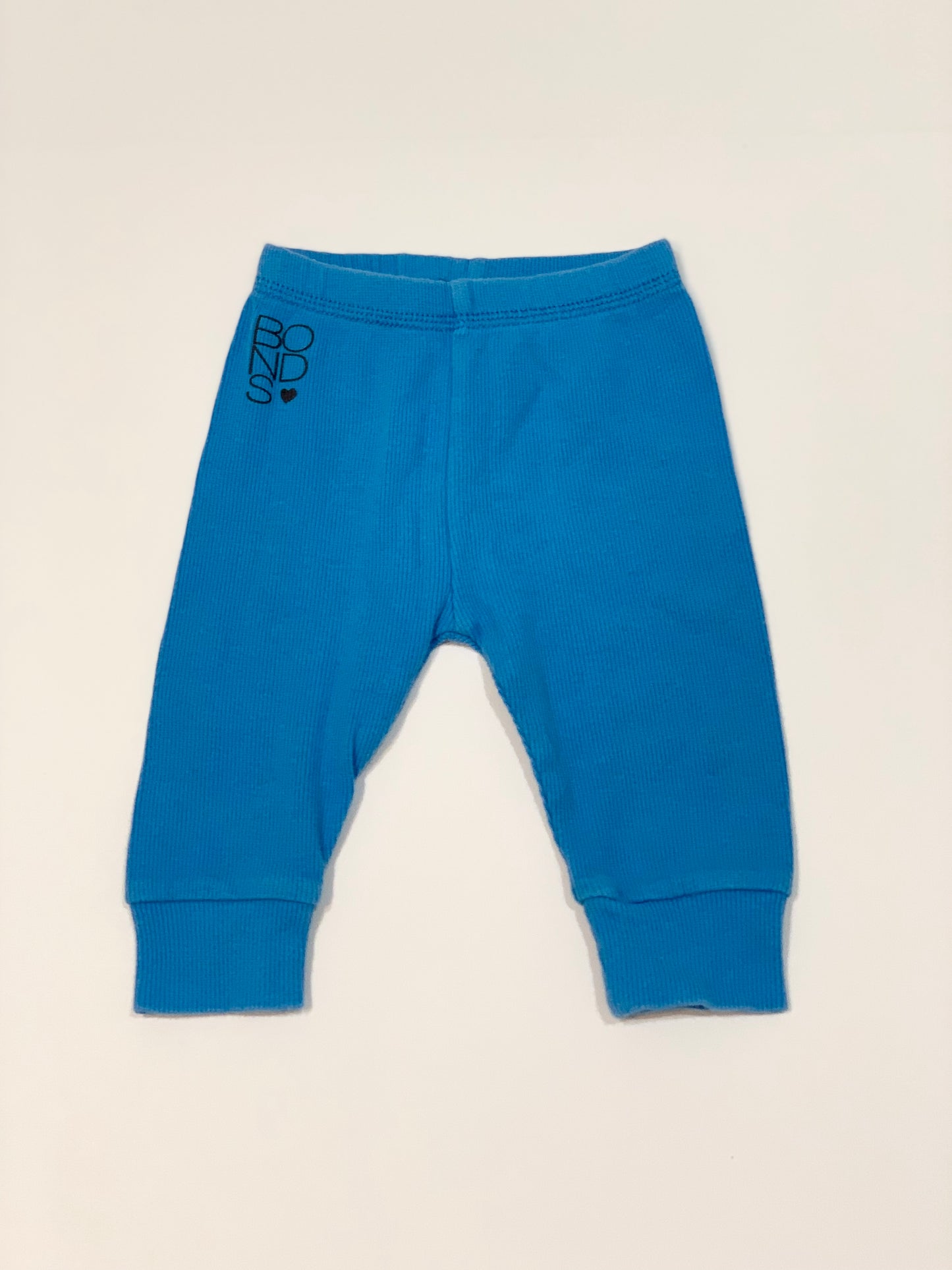 Blue ribbed pants - Size 00