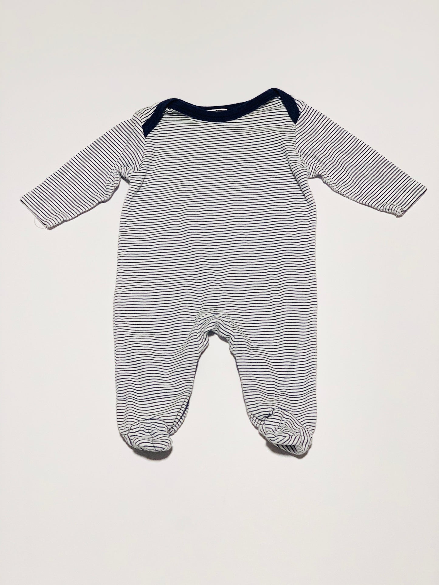 Blue striped onesie - Size 000