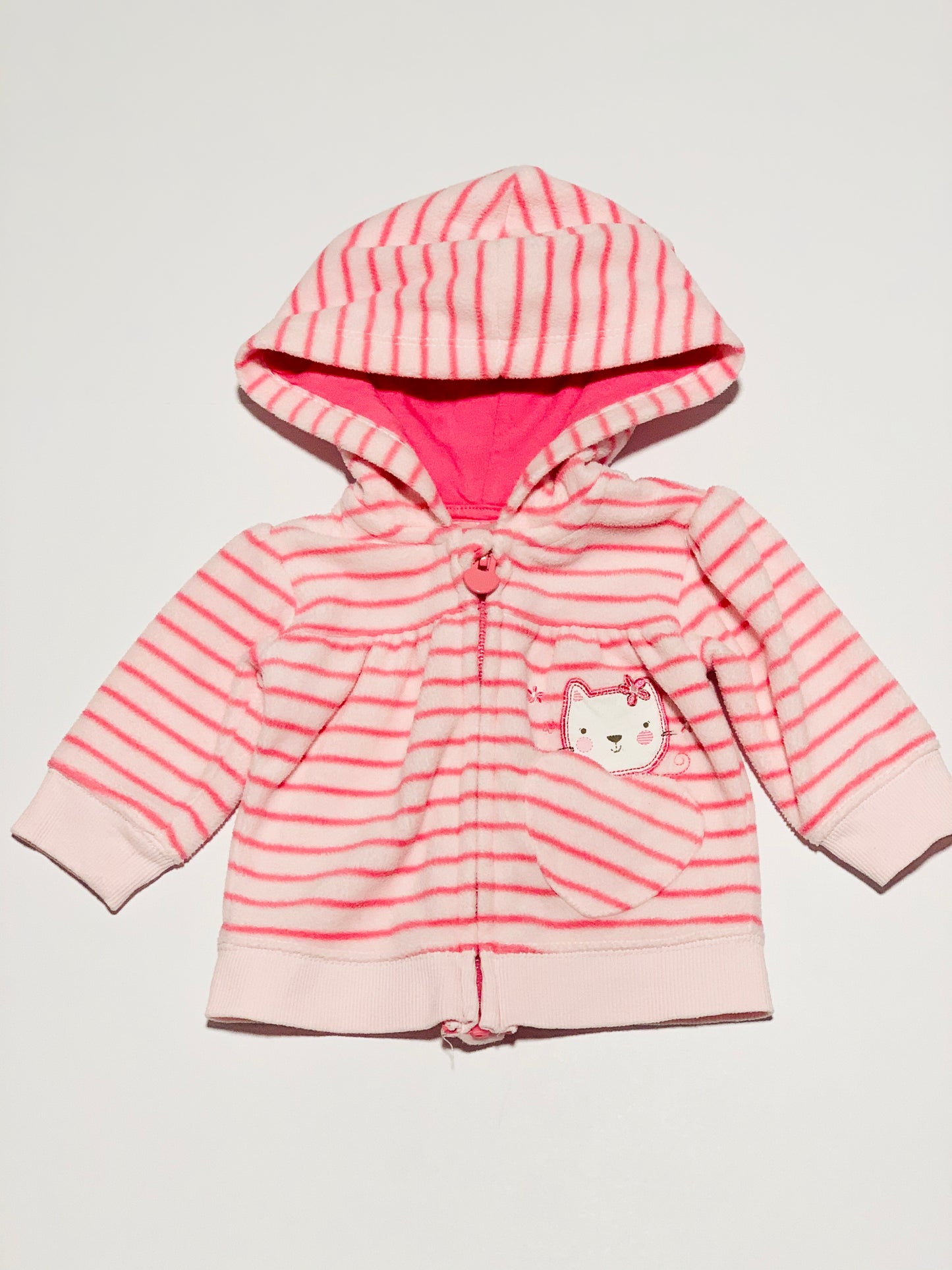 Fleecy cat hoodie - Size 000