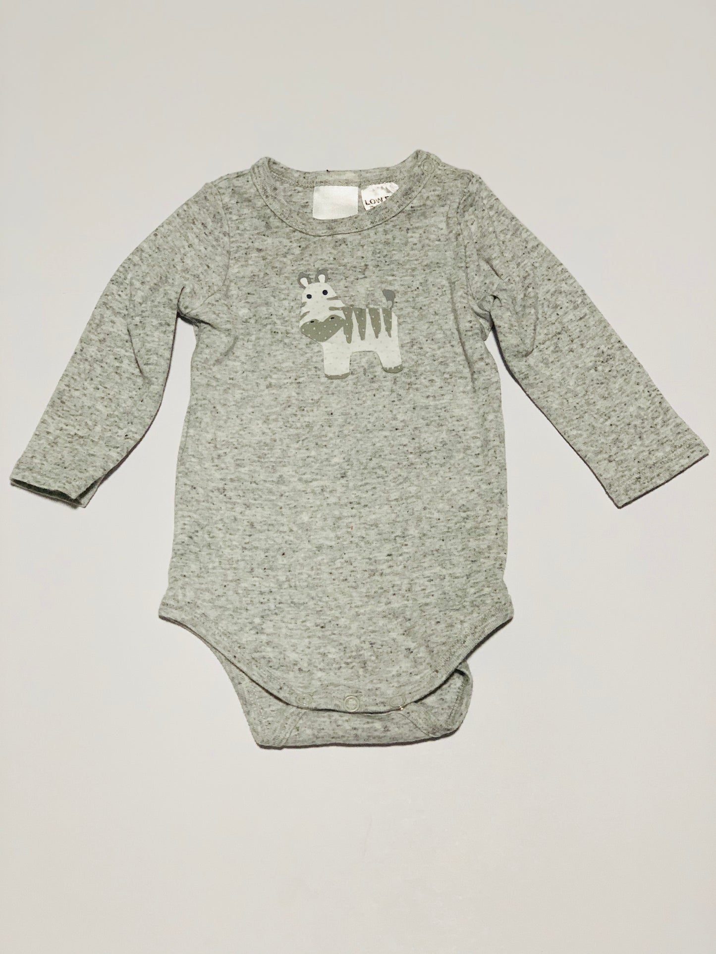 Grey zebra bodysuit - Size 00