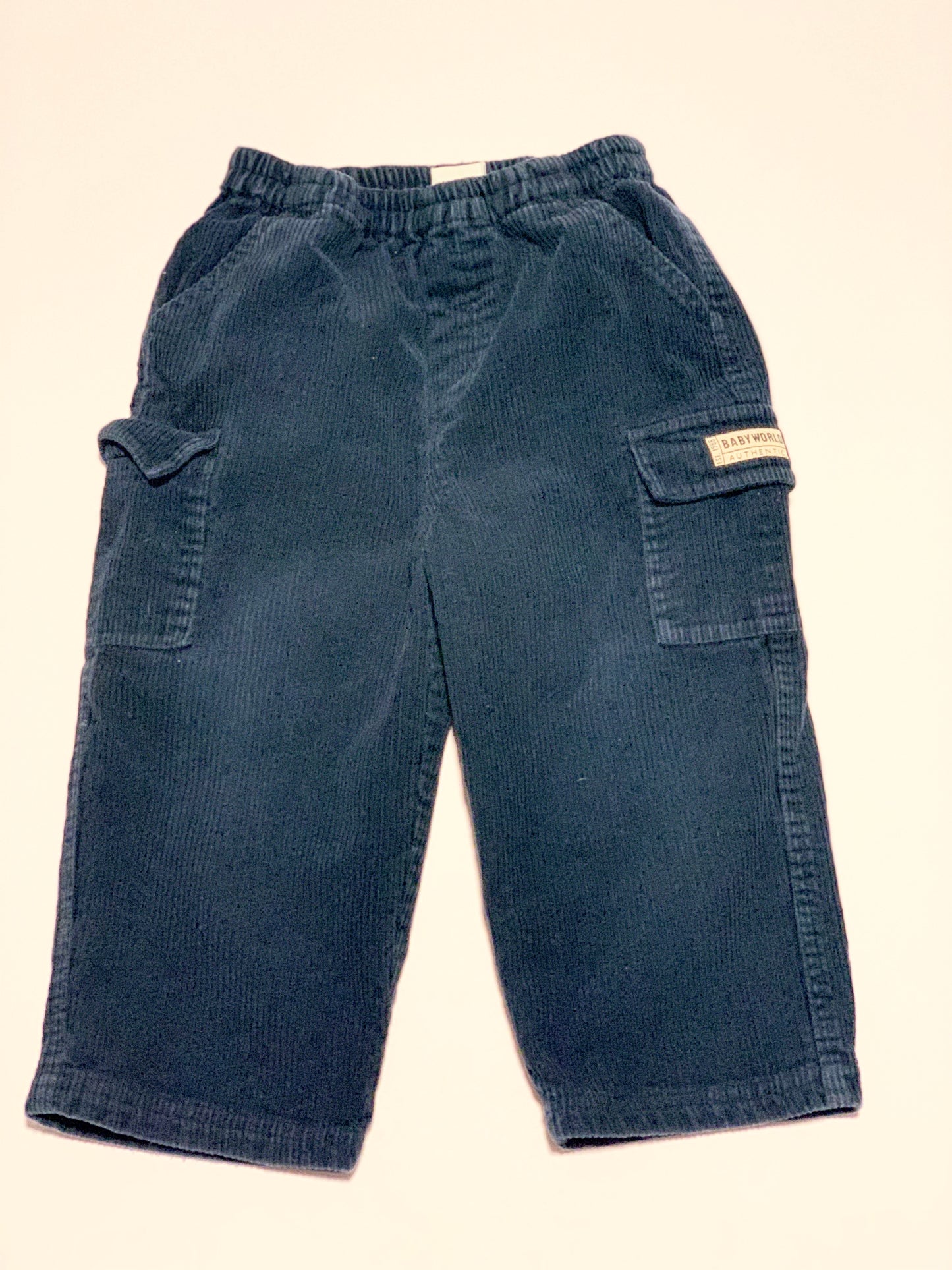 Navy corduroy pants - Size 2