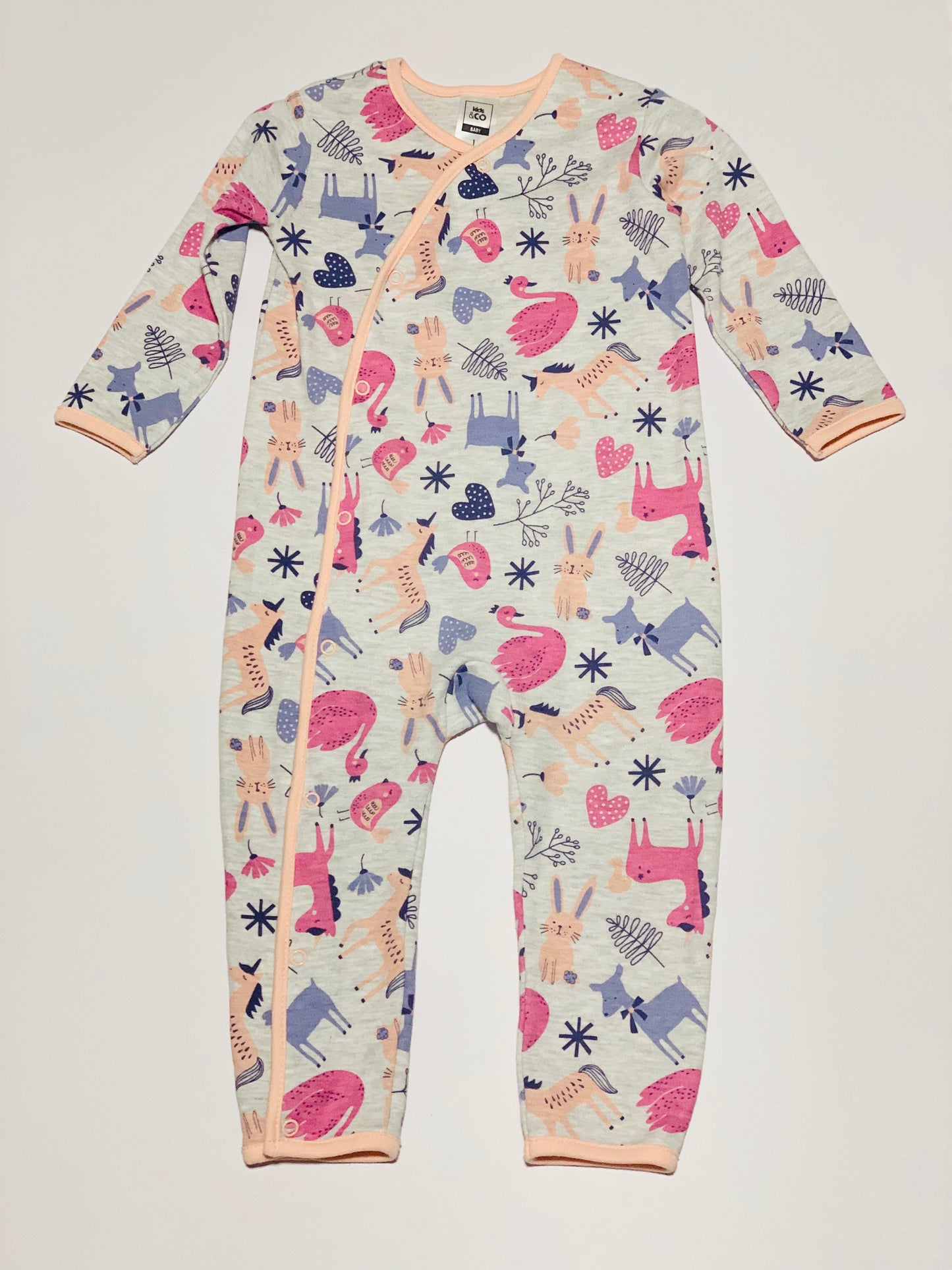 Animal print onesie - Size 1