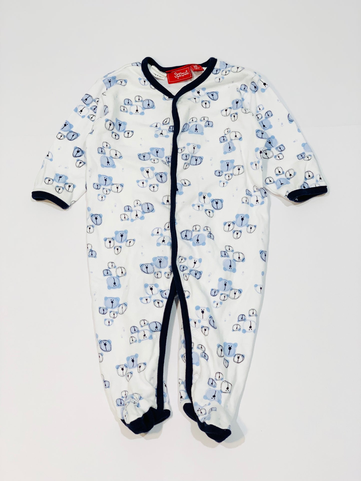 Blue bear onesie - Size 00