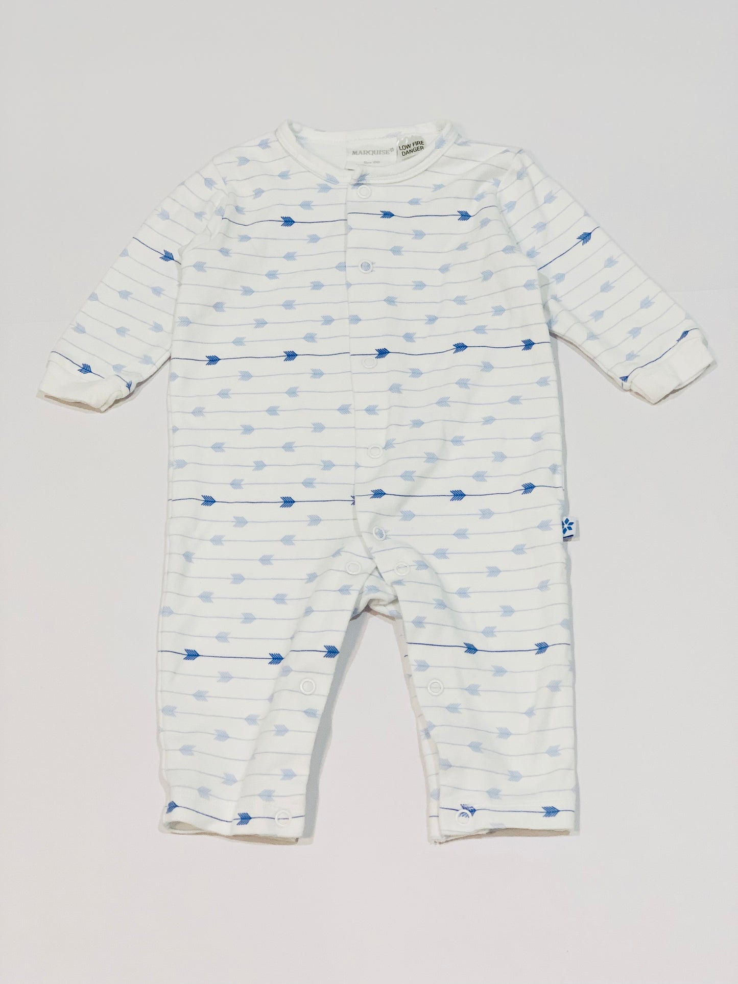 Blue arrows onesie - Size 00
