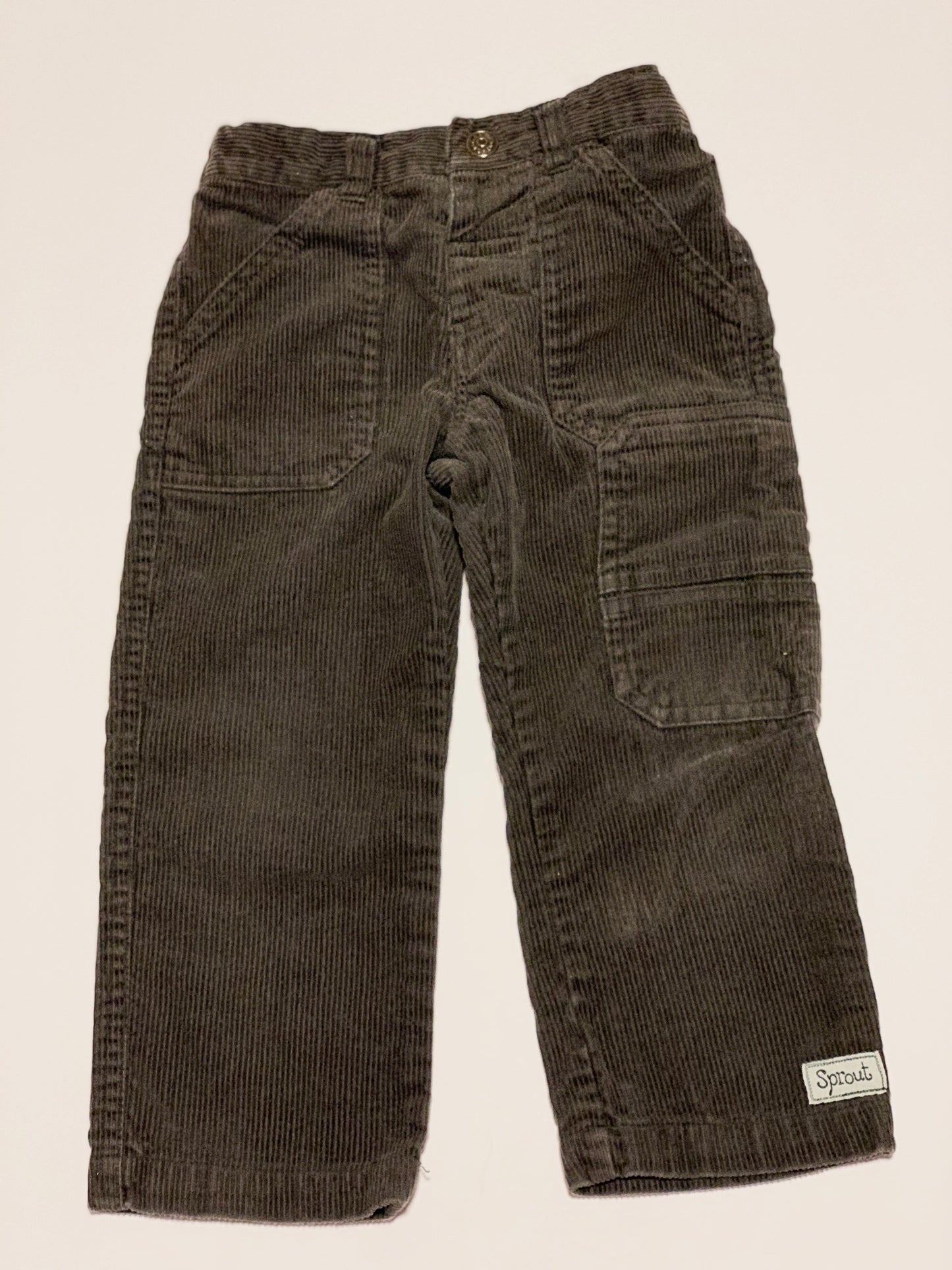 Dark grey corduroy pants - Size 2