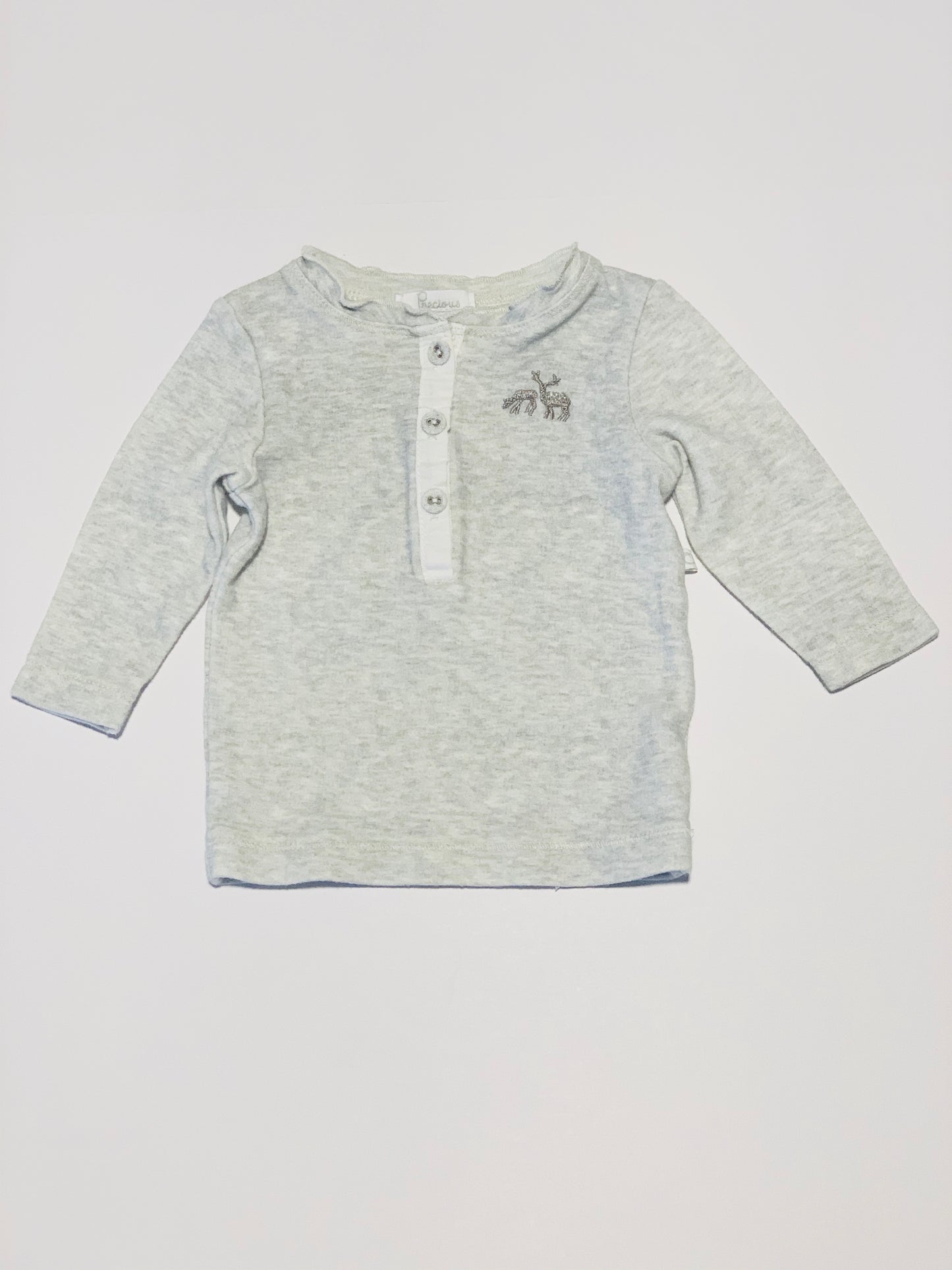Grey deer top - Size 00