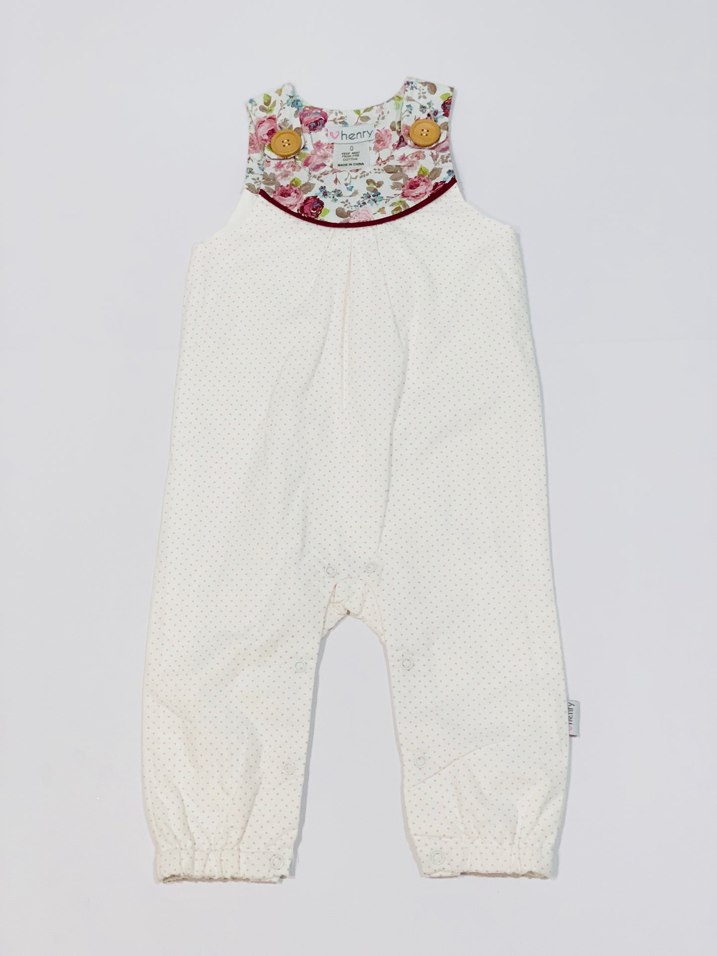 Spotty overalls - Size 0