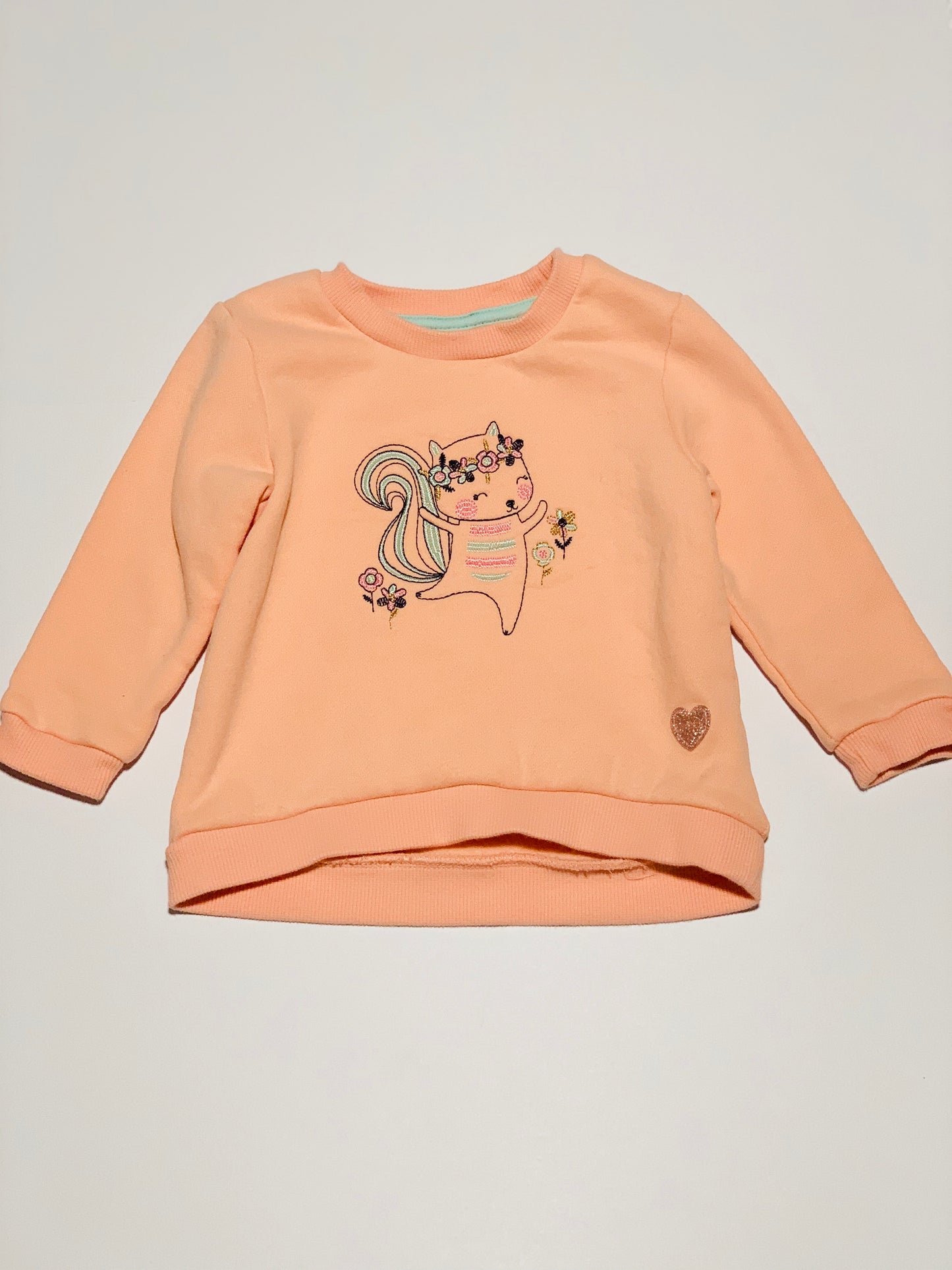 Dancing squirrel sweater - Size 1