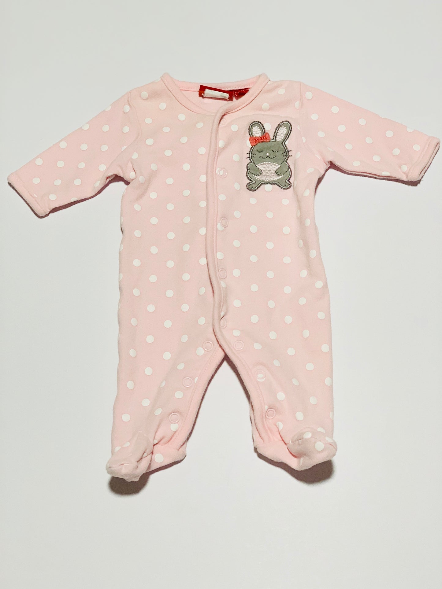 Spotty bunny onesie - Size 0000