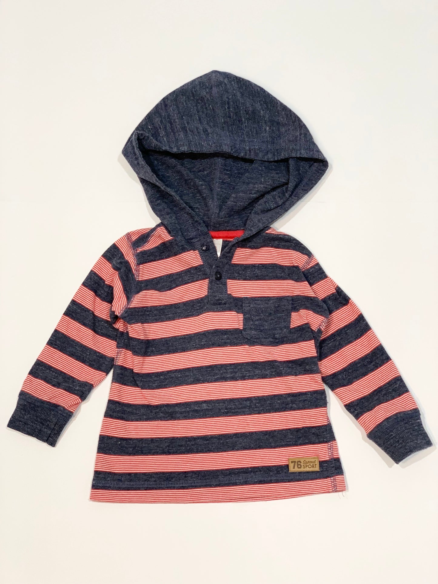 Striped hoodie top - Size 1