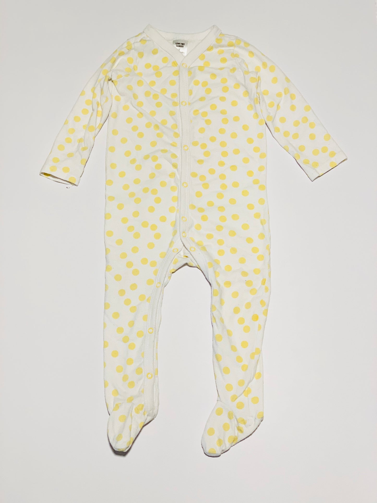 Yellow spot onesie - Size 1