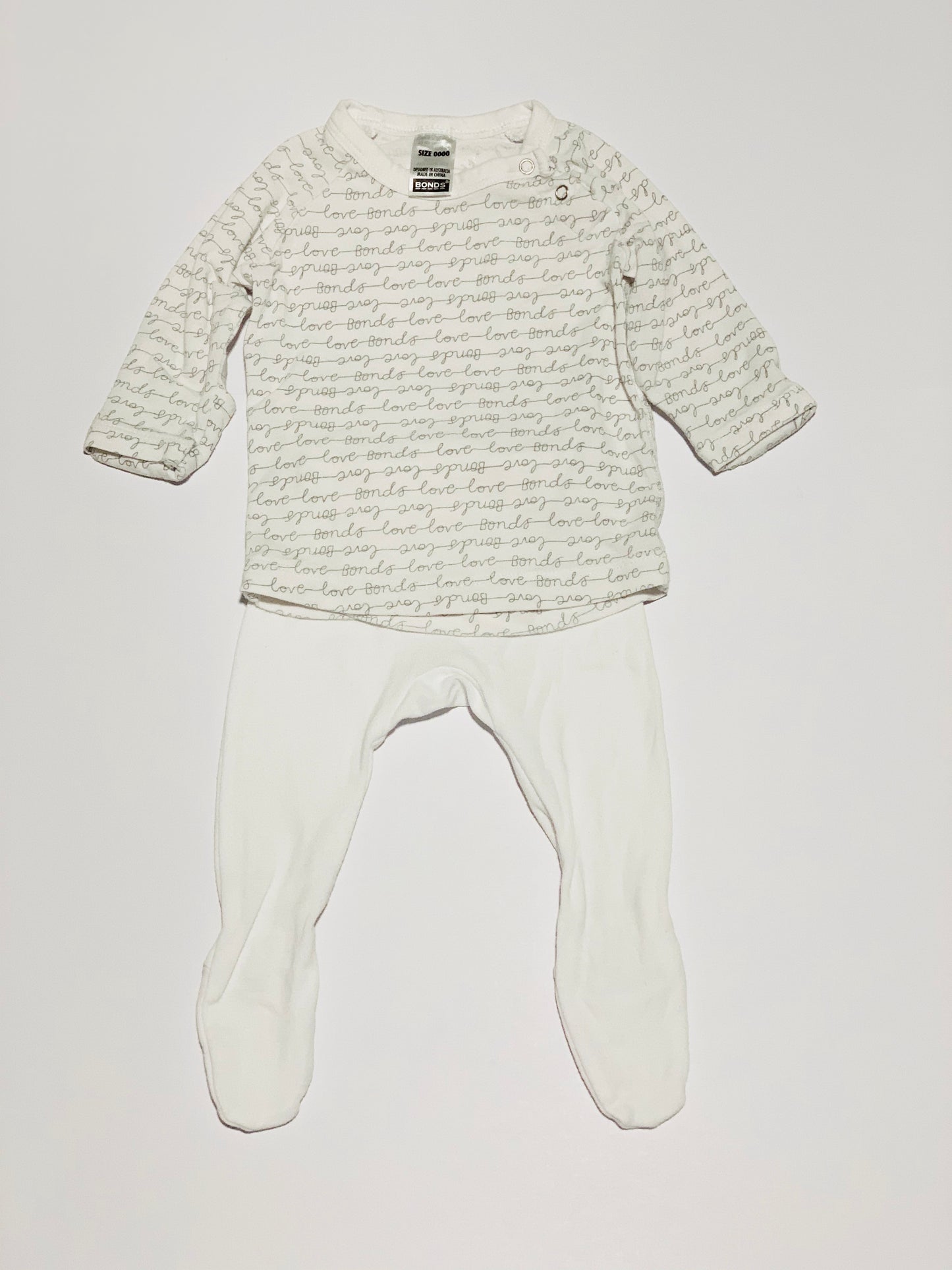 Top and bottom set - Size 0000
