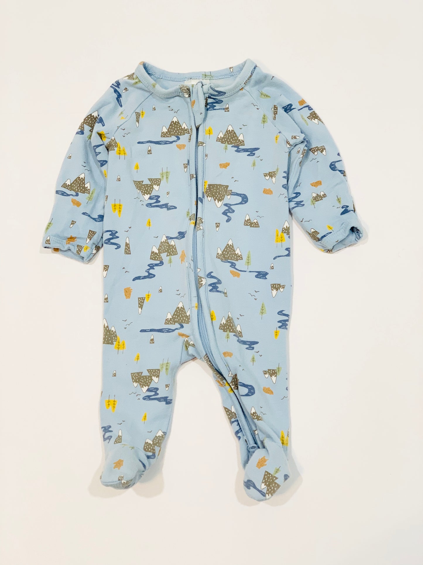 Mountains zip onesie - Size 0000