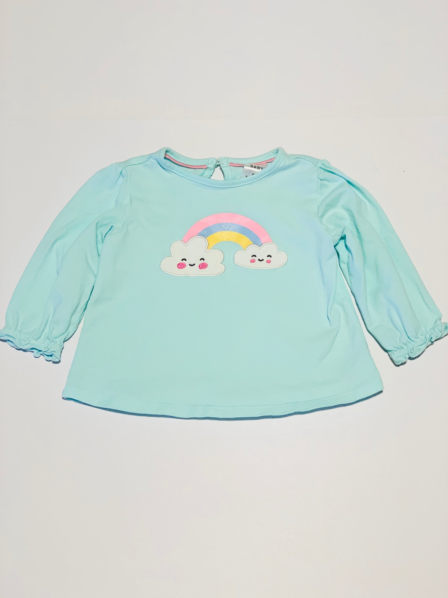 Aqua rainbow top - Size 00