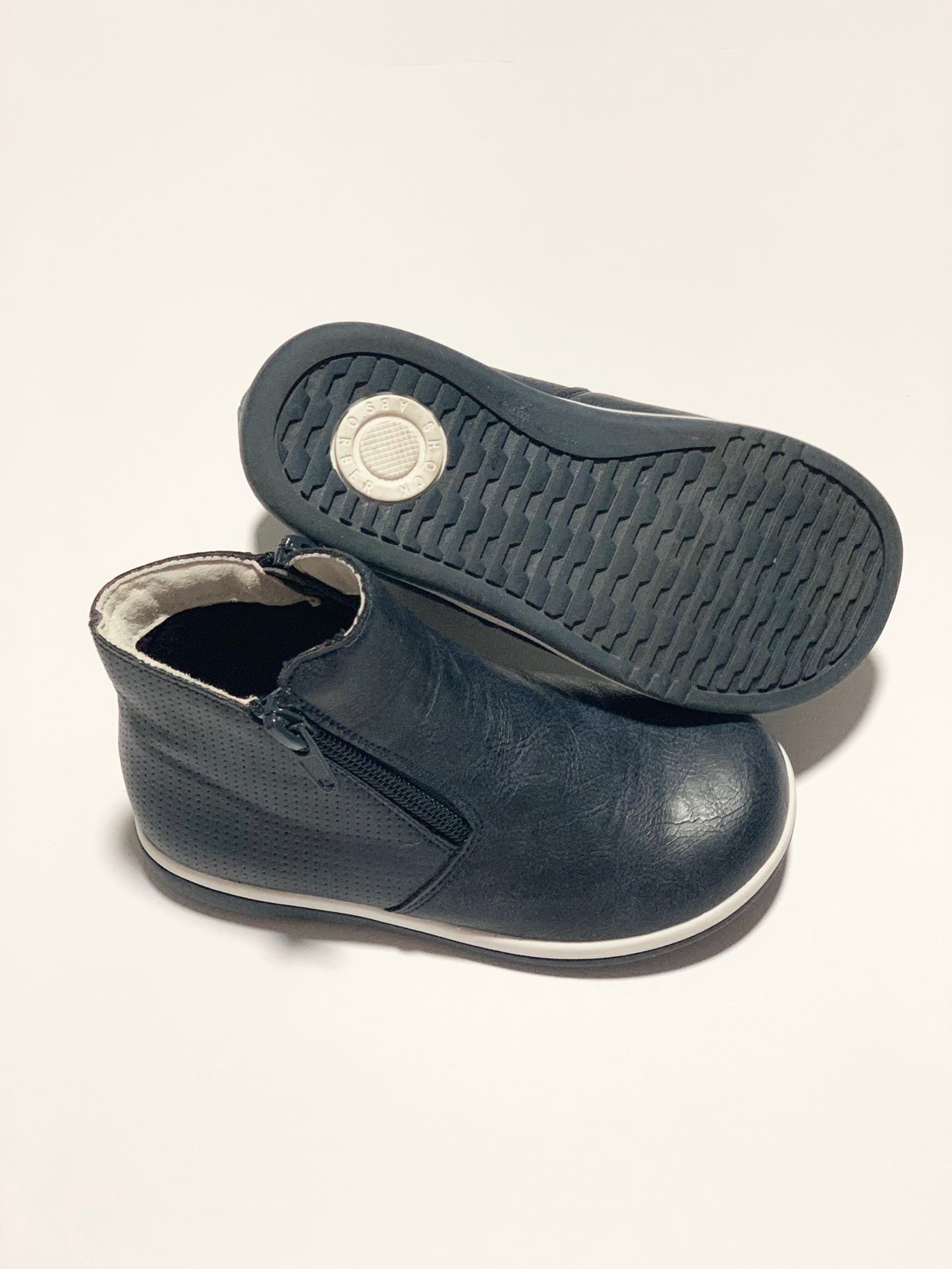 Navy boots - Size 9