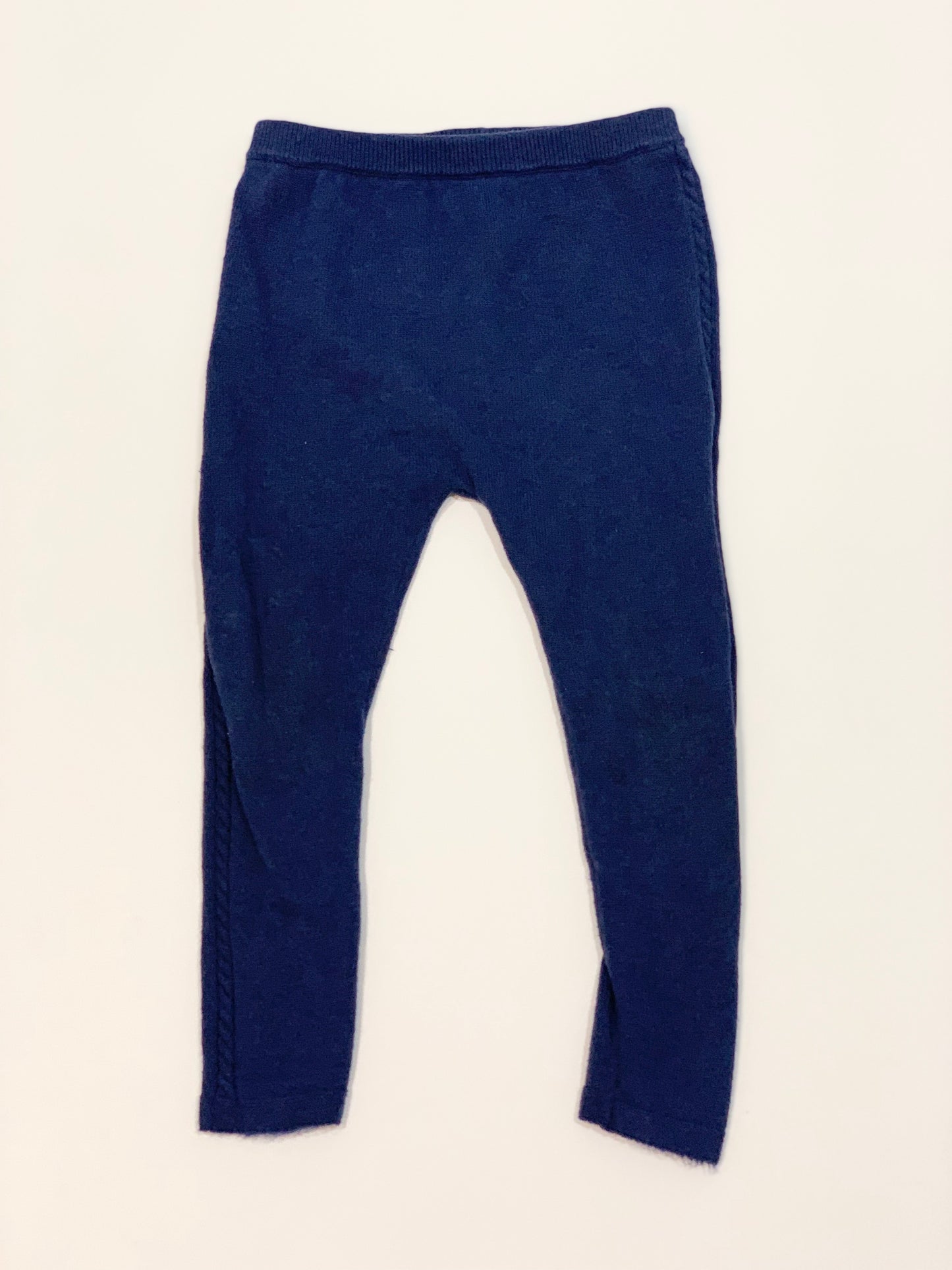 Navy knit pants - Size 2