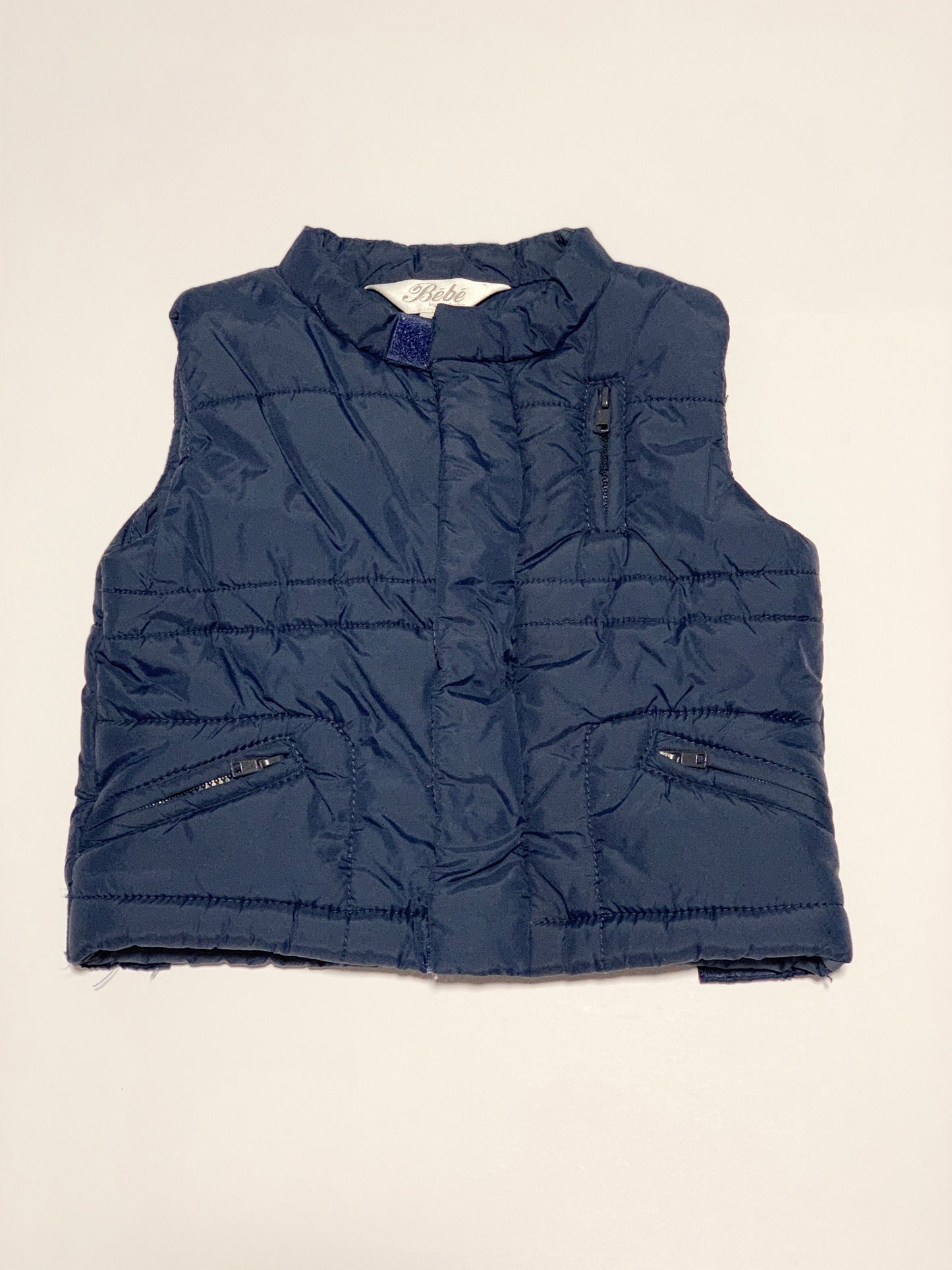 Navy puffer vest - Size 00